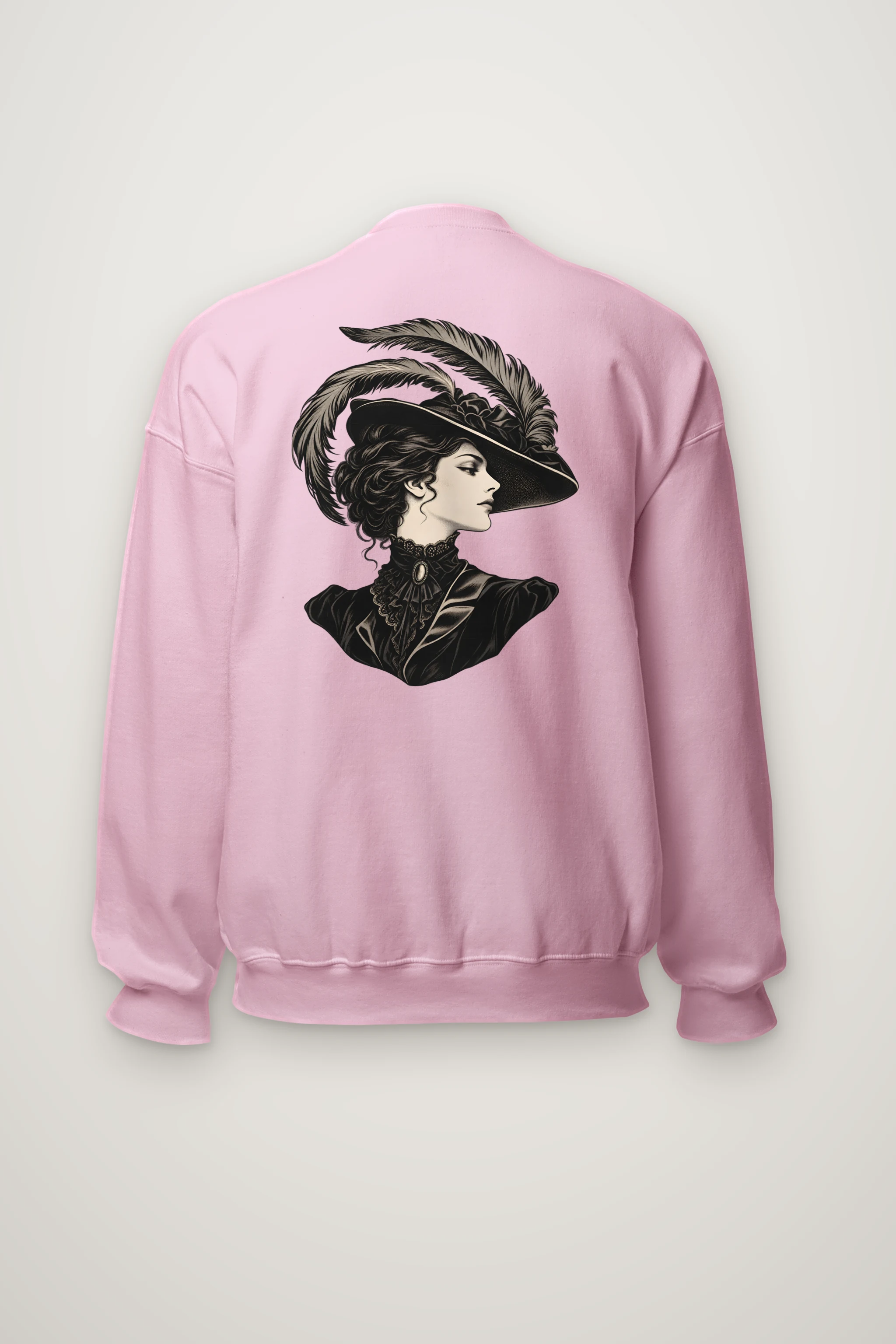 "Feathered Silhouette" Heavy Blend Unisex Crewneck Sweatshirt