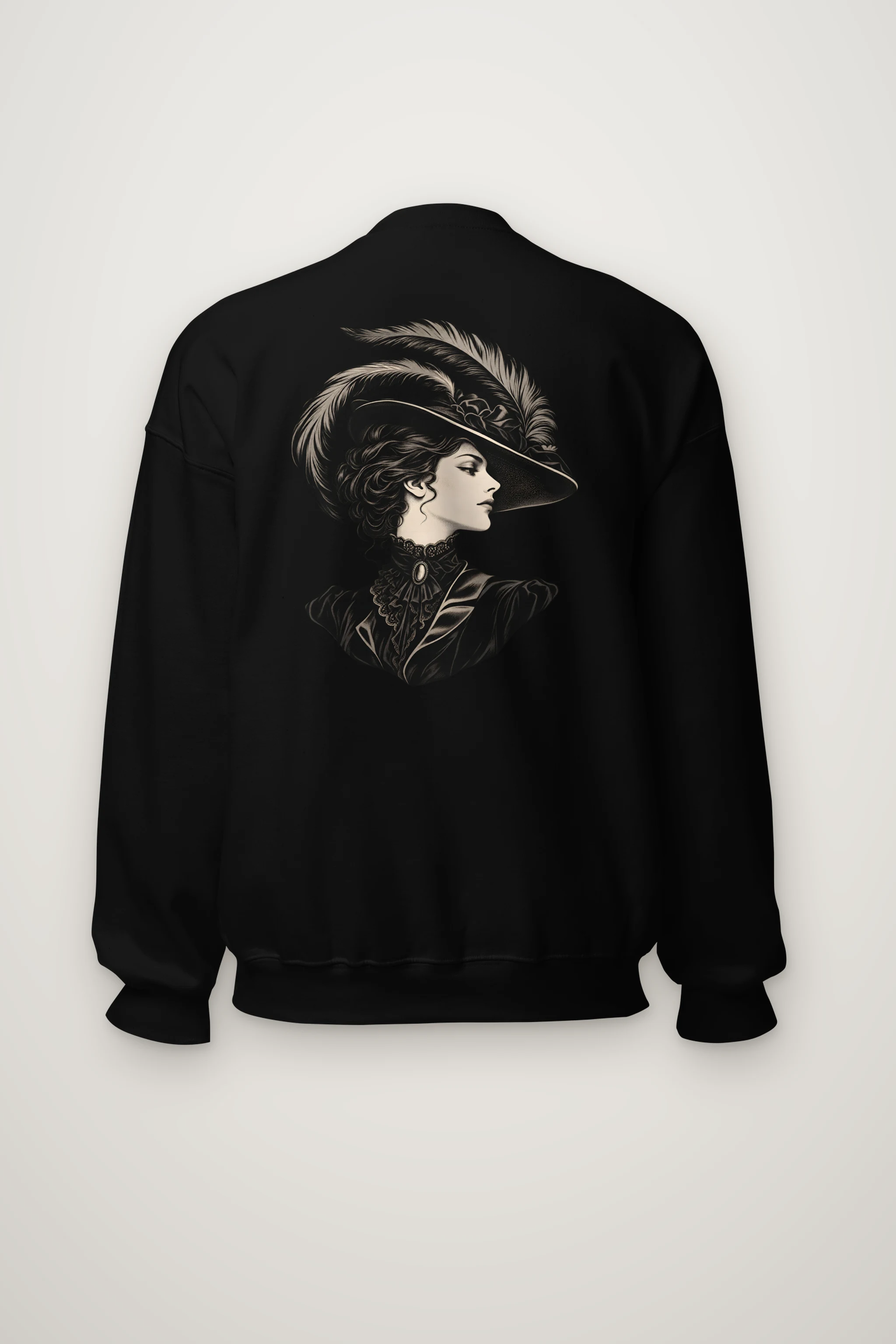 "Feathered Silhouette" Heavy Blend Unisex Crewneck Sweatshirt