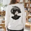 "Feathered Silhouette" Unisex Longsleeve T-shirt | Gildan 2400