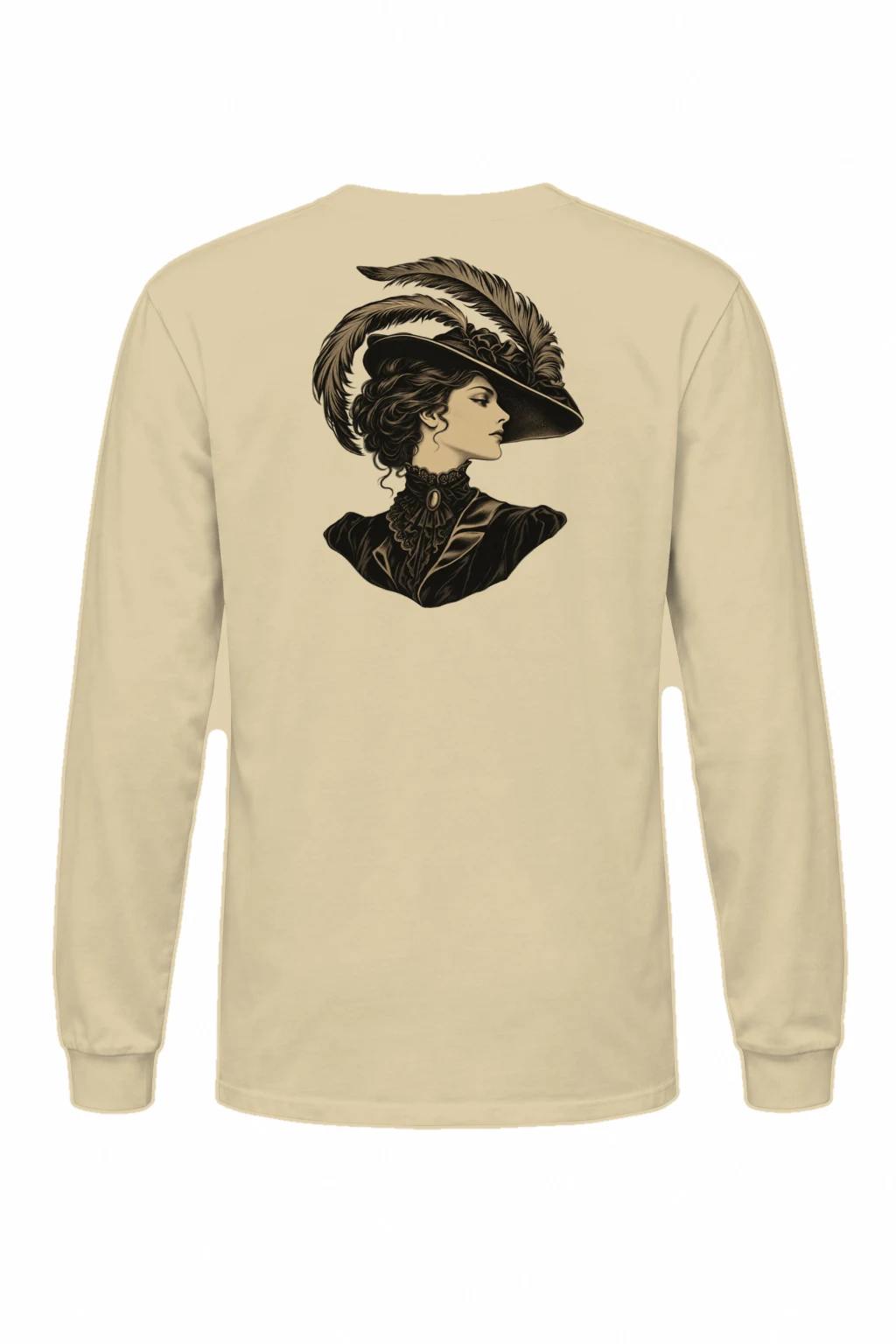 "Feathered Silhouette" Unisex Longsleeve T-shirt | Gildan 2400