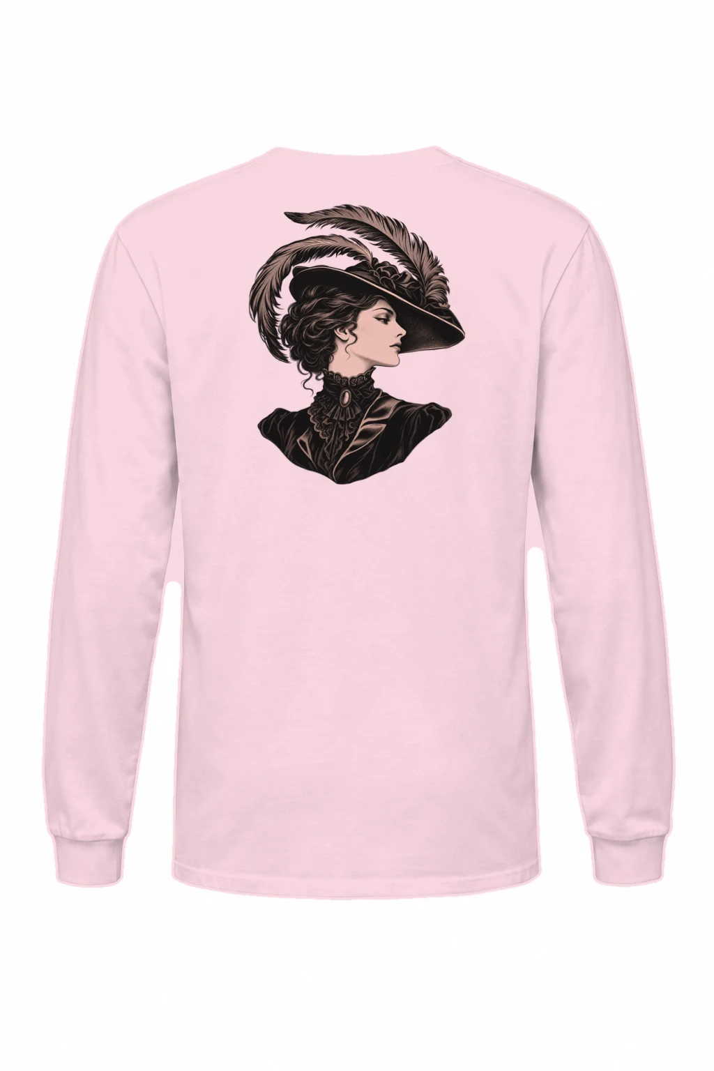 "Feathered Silhouette" Unisex Longsleeve T-shirt | Gildan 2400