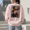 "Feathered Victorian Muse" Heavy Blend Unisex Crewneck Sweatshirt | Gildan 18000