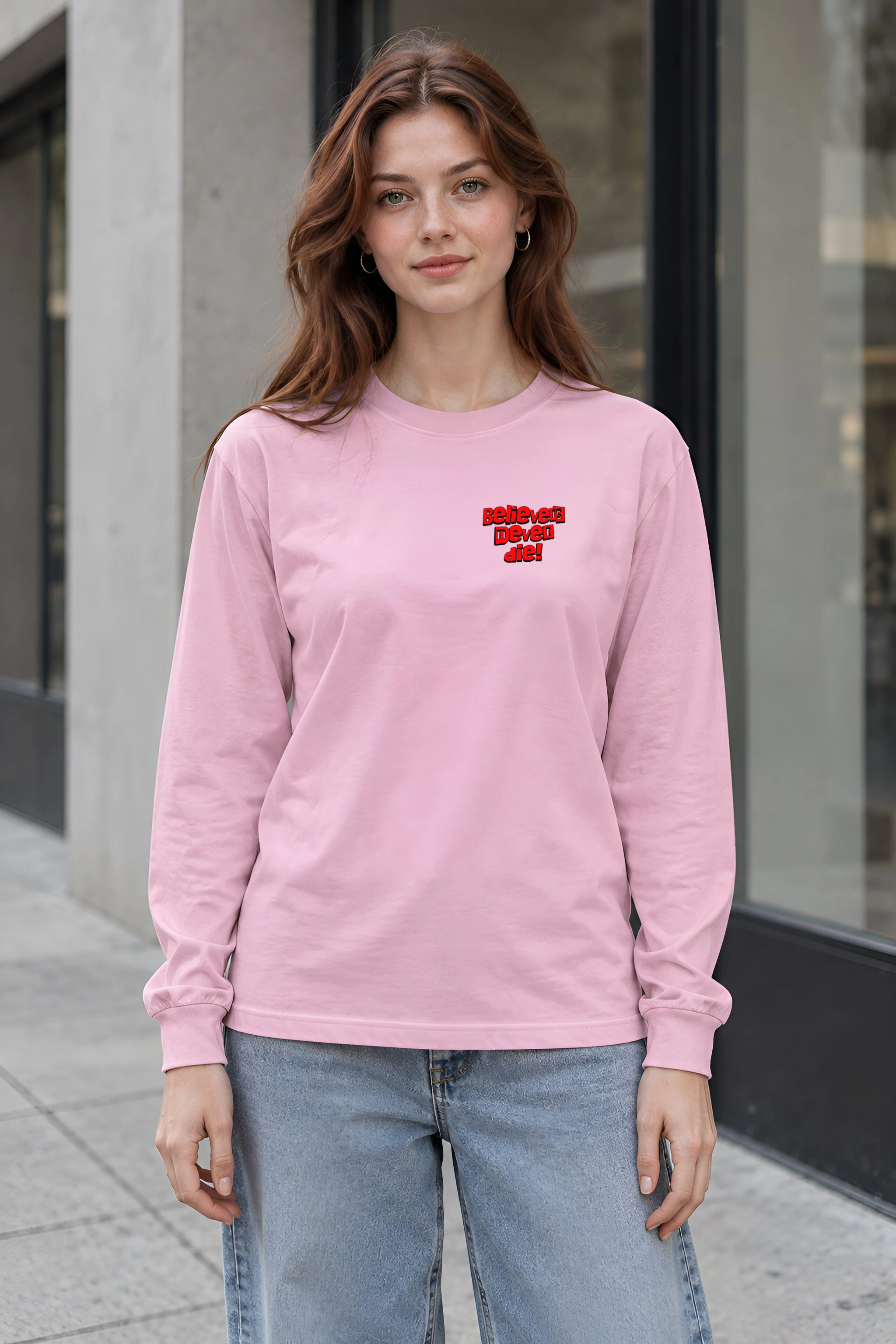 "Fedora Newspaper Reader" Unisex Longsleeve T-shirt