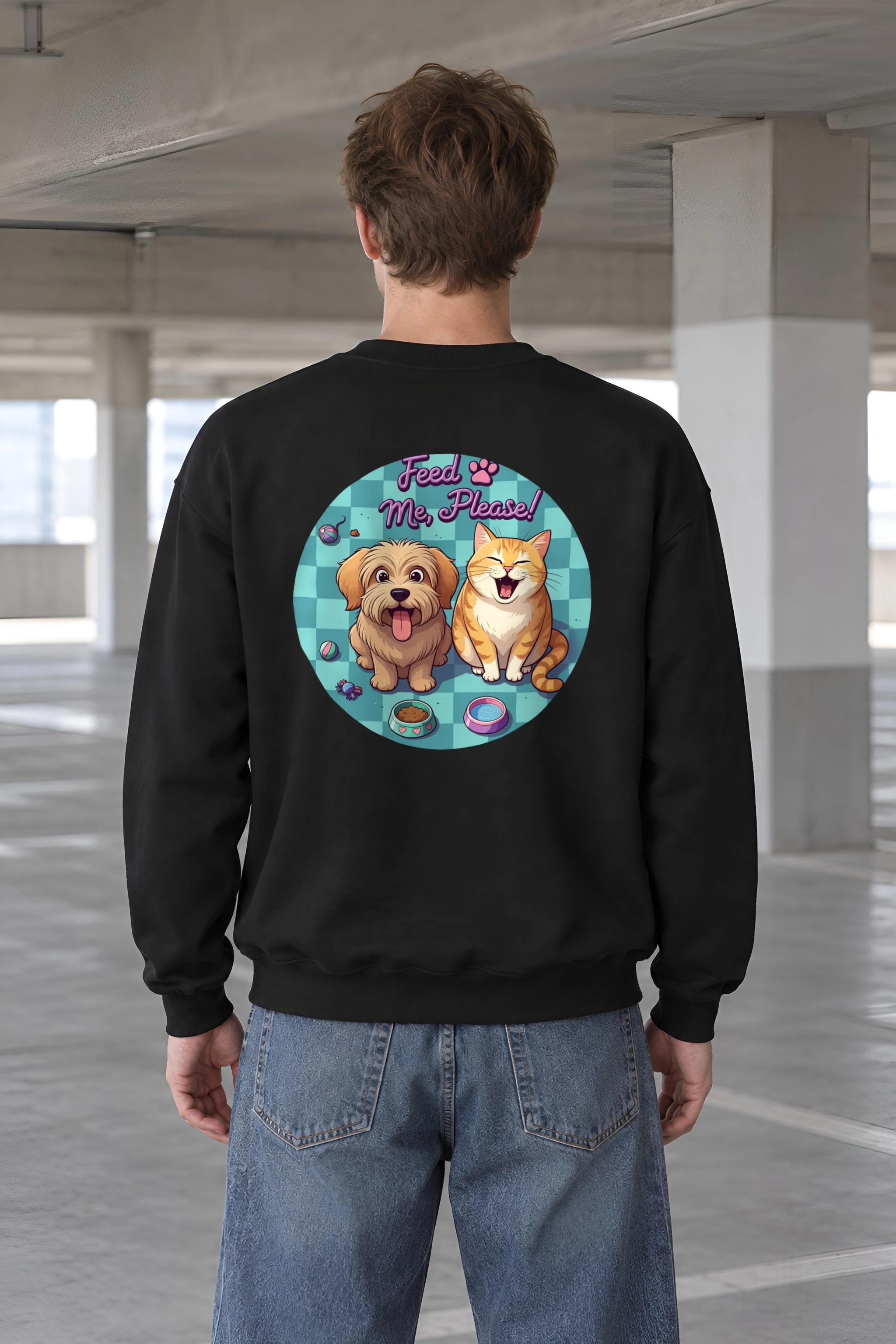 "Feed Me, Please!" 1 Crewneck Sweatshirt