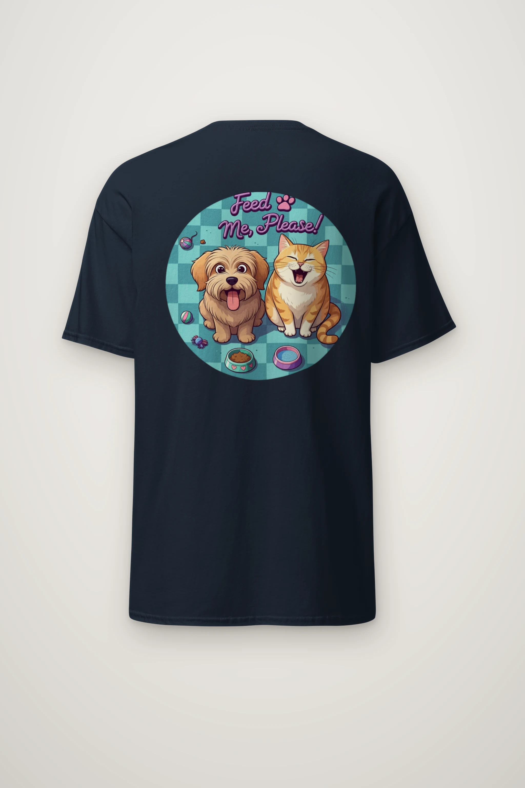 "Feed Me, Please!" Heavyweight Unisex Crewneck T-shirt