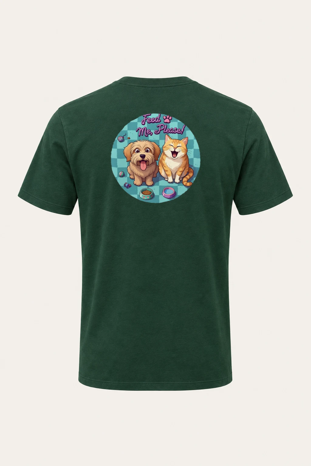 "Feed Me, Please!" Heavyweight Unisex Crewneck T-shirt | Gildan 5000