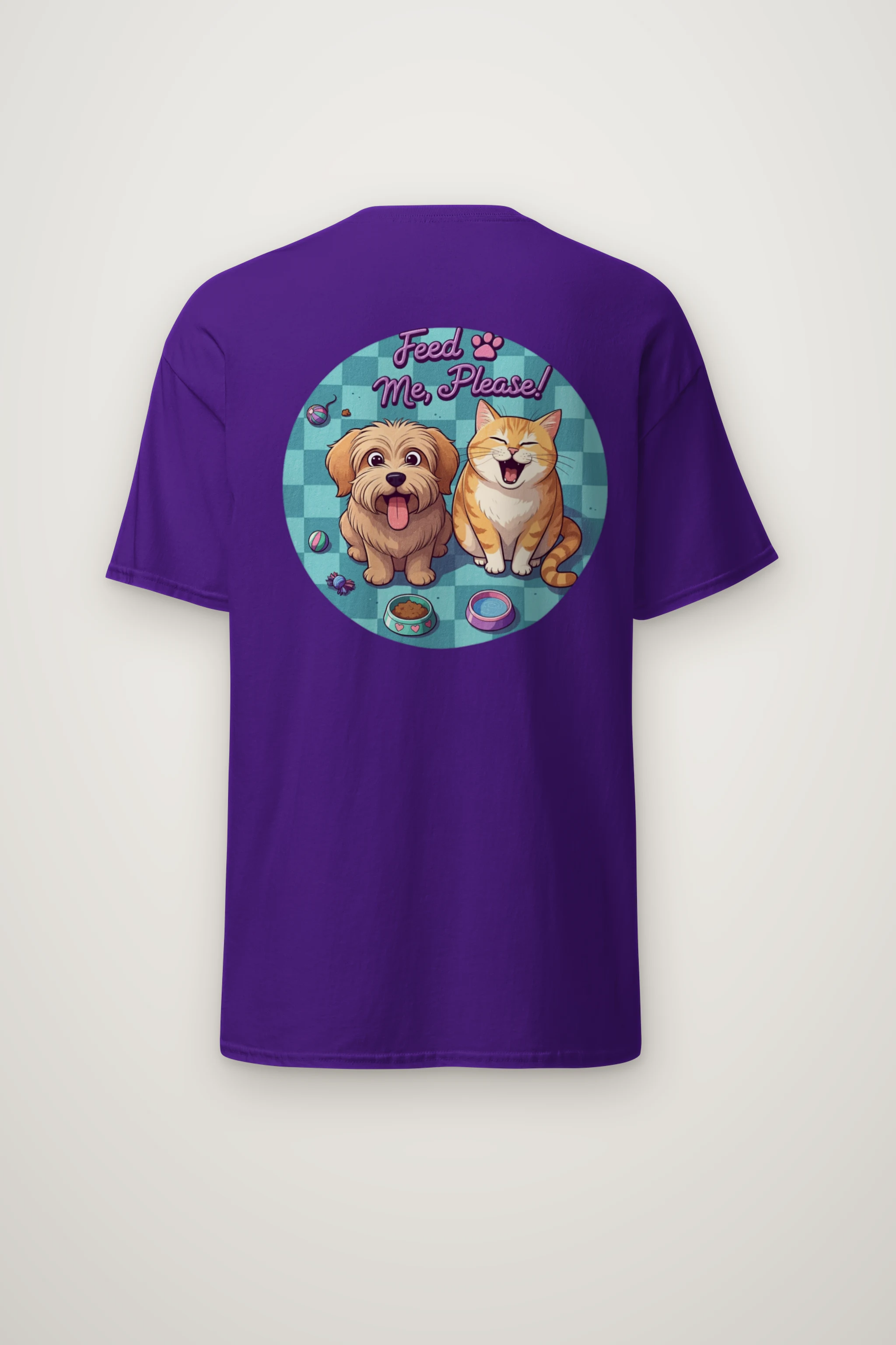 "Feed Me, Please!" Heavyweight Unisex Crewneck T-shirt