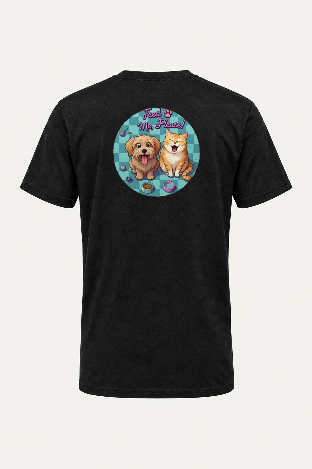 "Feed Me, Please!" Heavyweight Unisex Crewneck T-shirt | Gildan 5000