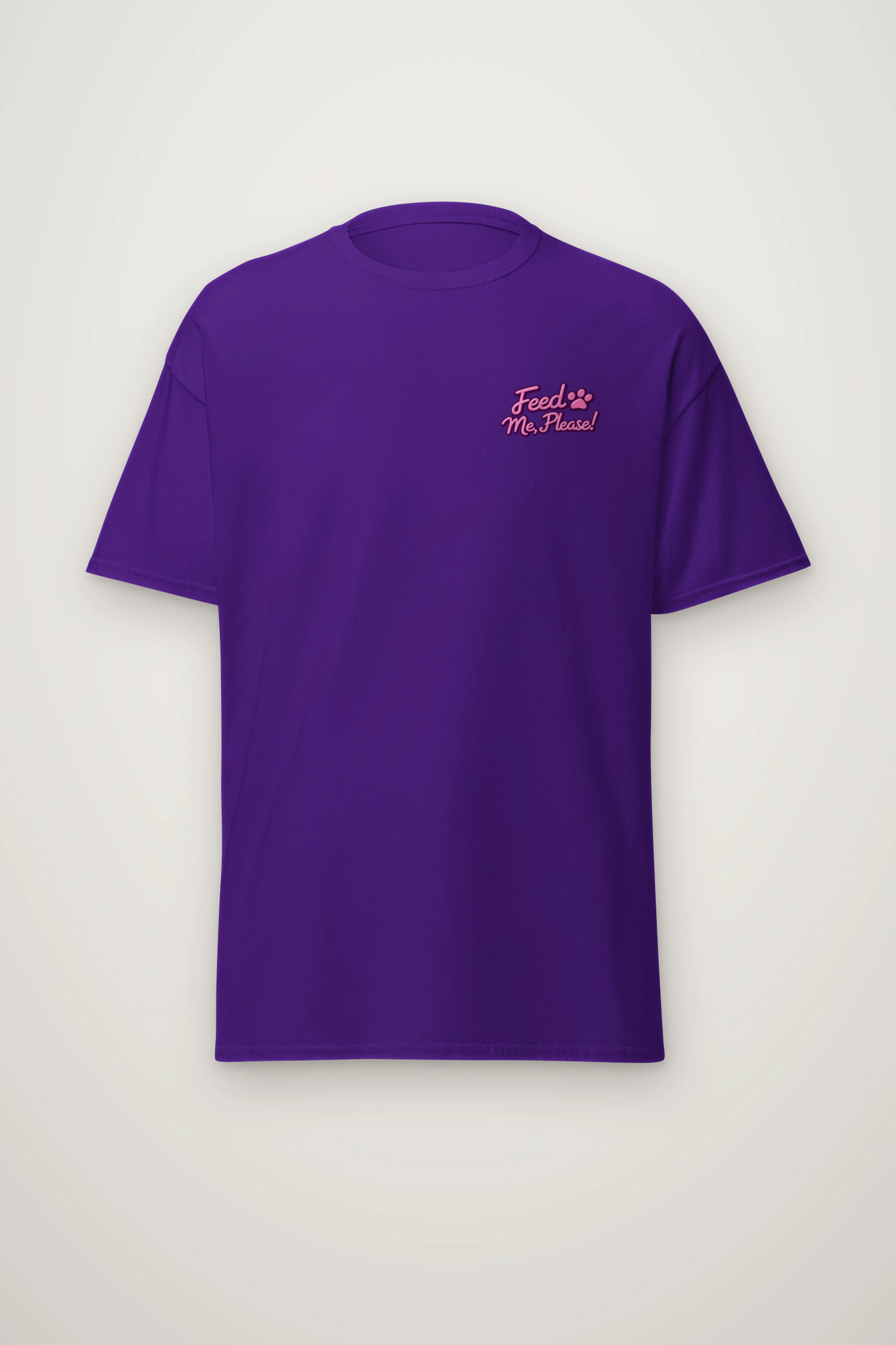 "Feed Me, Please!" Heavyweight Unisex Crewneck T-shirt