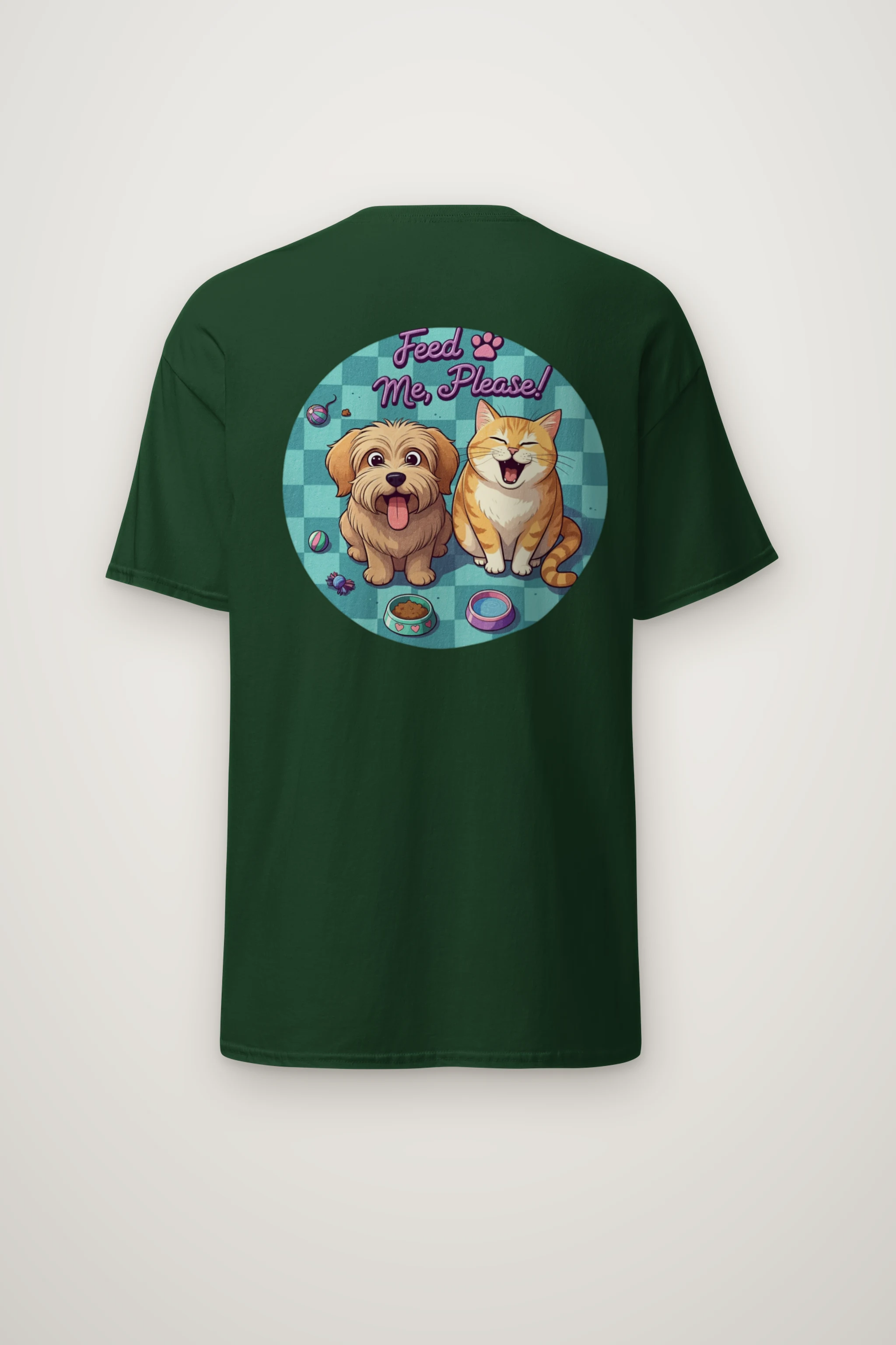 "Feed Me, Please!" Heavyweight Unisex Crewneck T-shirt