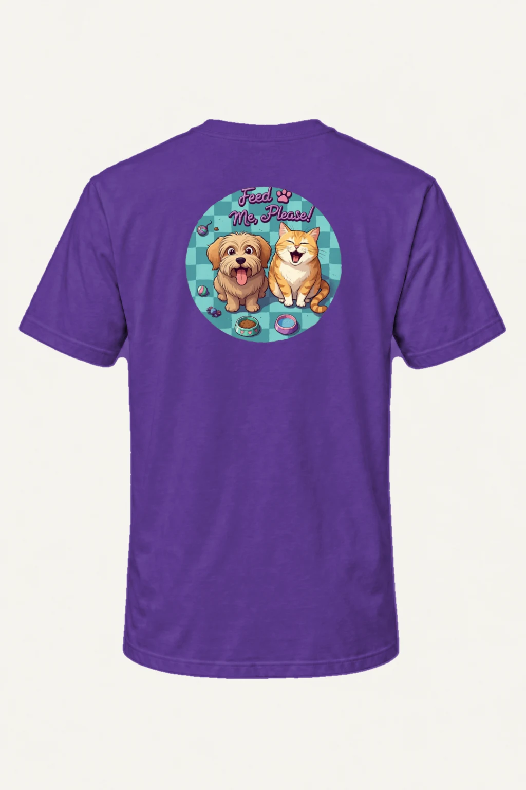 "Feed Me, Please!" Heavyweight Unisex Crewneck T-shirt | Gildan 5000