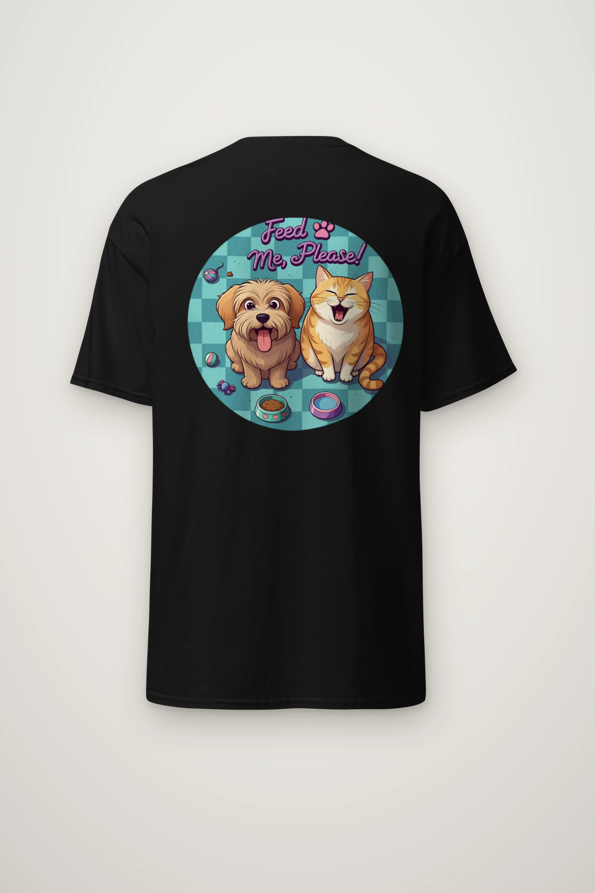 "Feed Me, Please!" Heavyweight Unisex Crewneck T-shirt