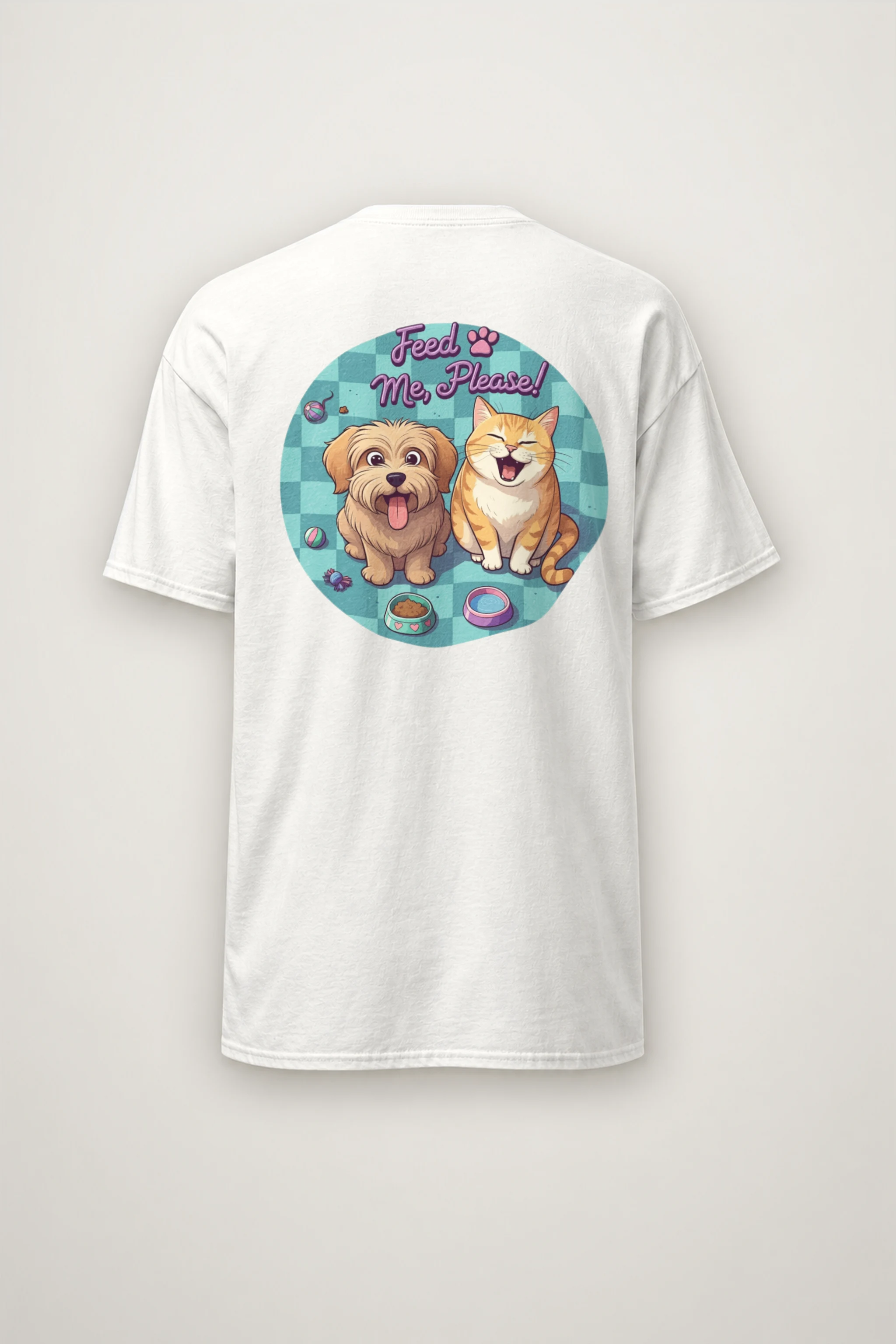 "Feed Me, Please!" Heavyweight Unisex Crewneck T-shirt