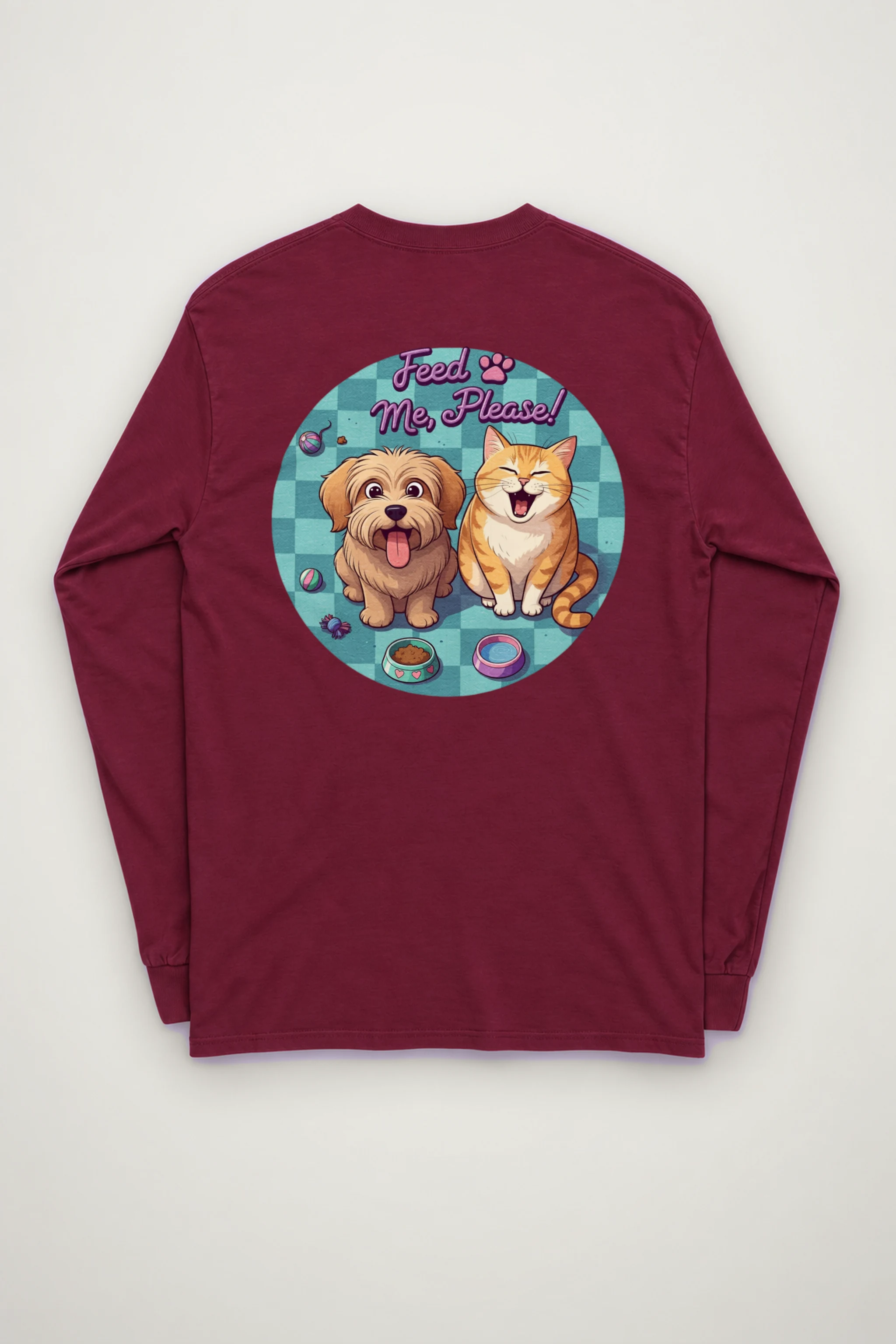"Feed Me, Please!" Unisex Longsleeve T-shirt