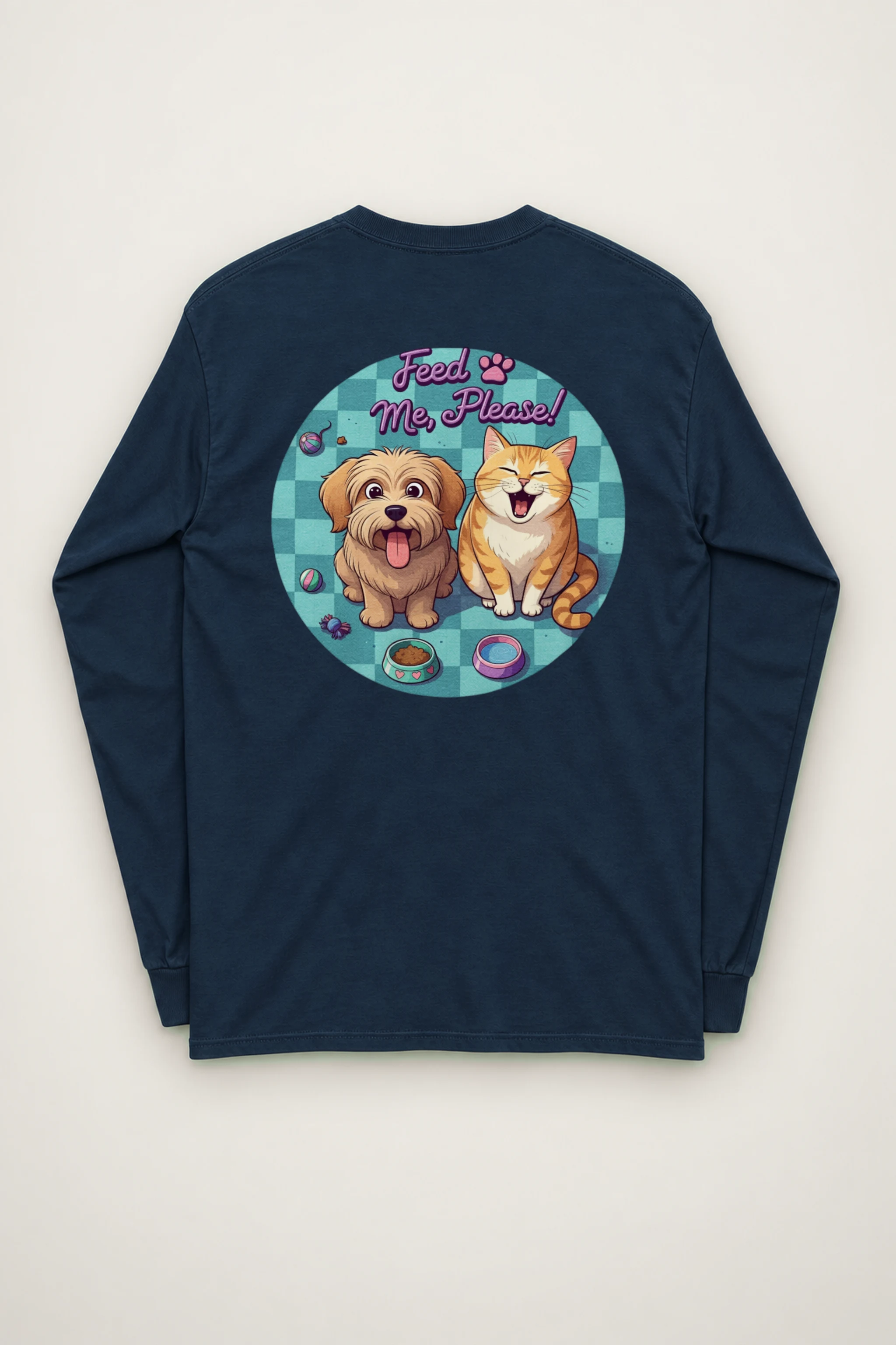 "Feed Me, Please!" Unisex Longsleeve T-shirt
