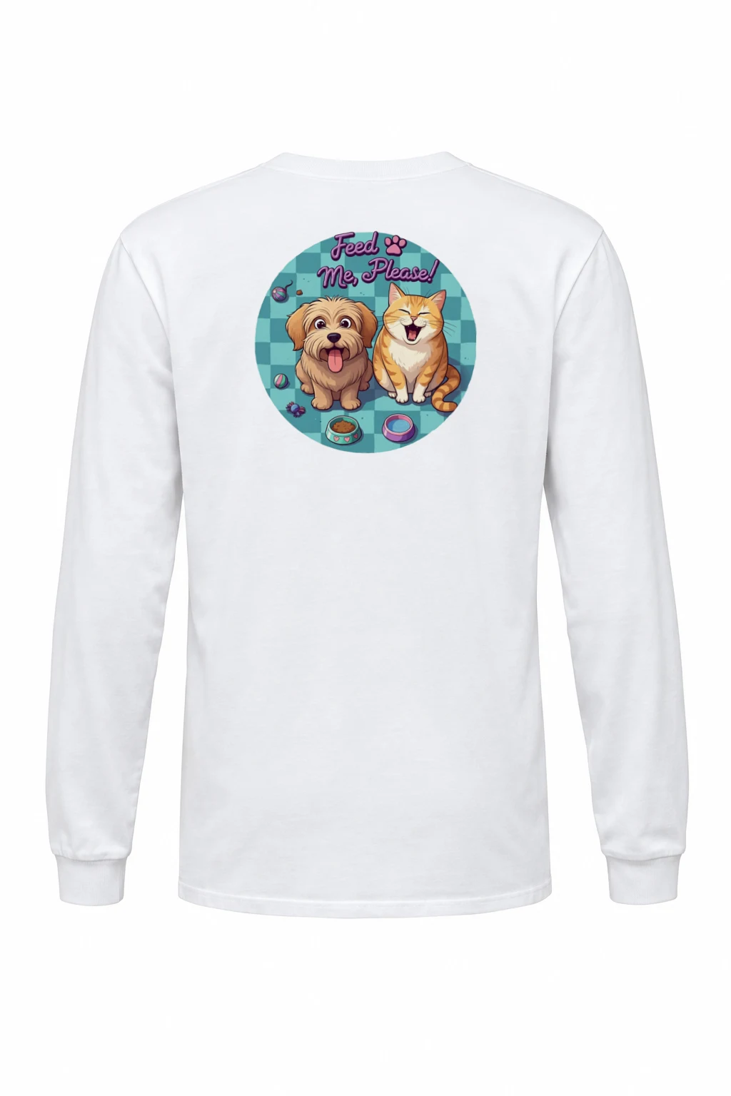 "Feed Me, Please!" Unisex Longsleeve T-shirt | Gildan 2400