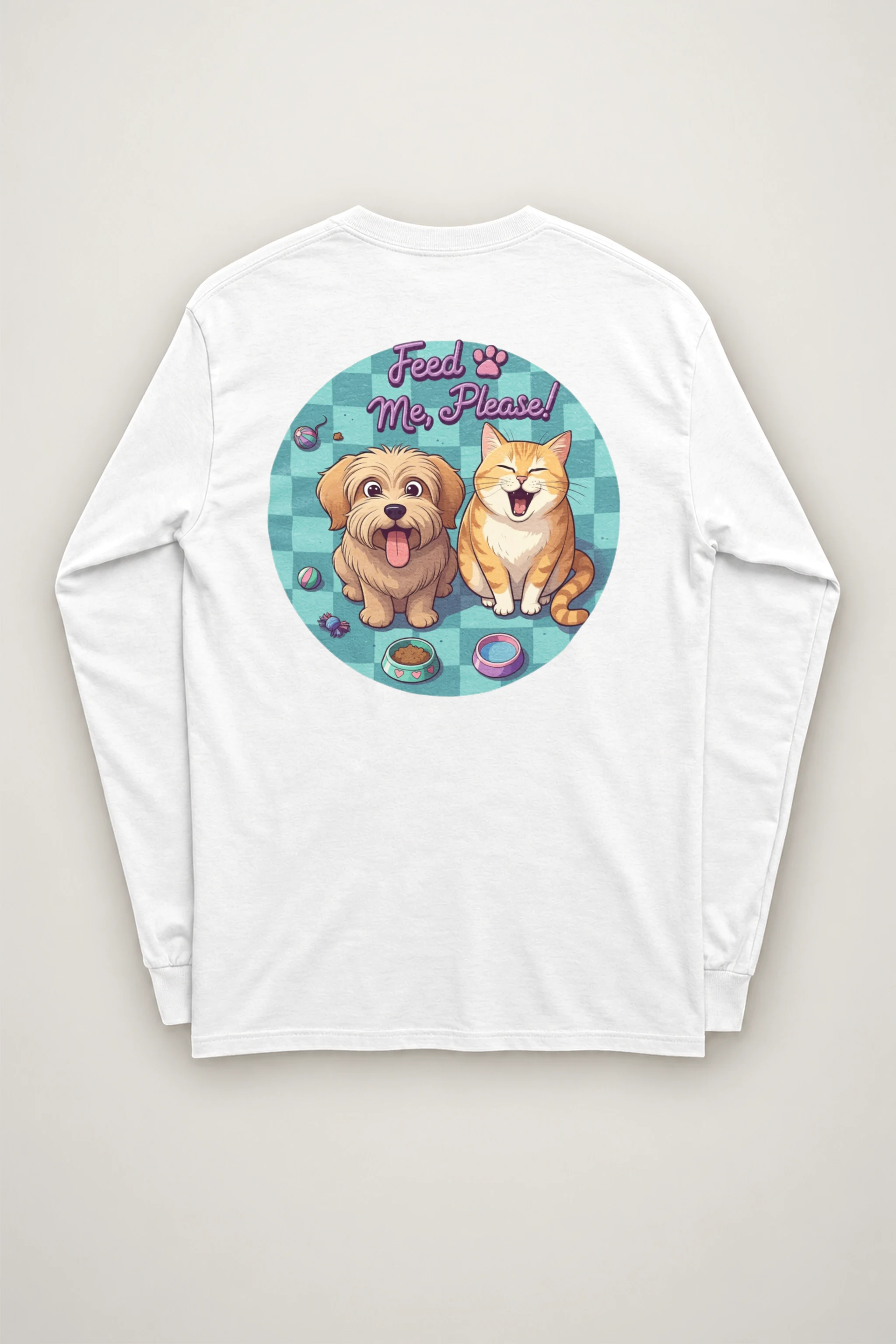 "Feed Me, Please!" Unisex Longsleeve T-shirt