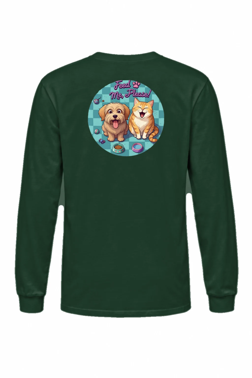 "Feed Me, Please!" Unisex Longsleeve T-shirt | Gildan 2400