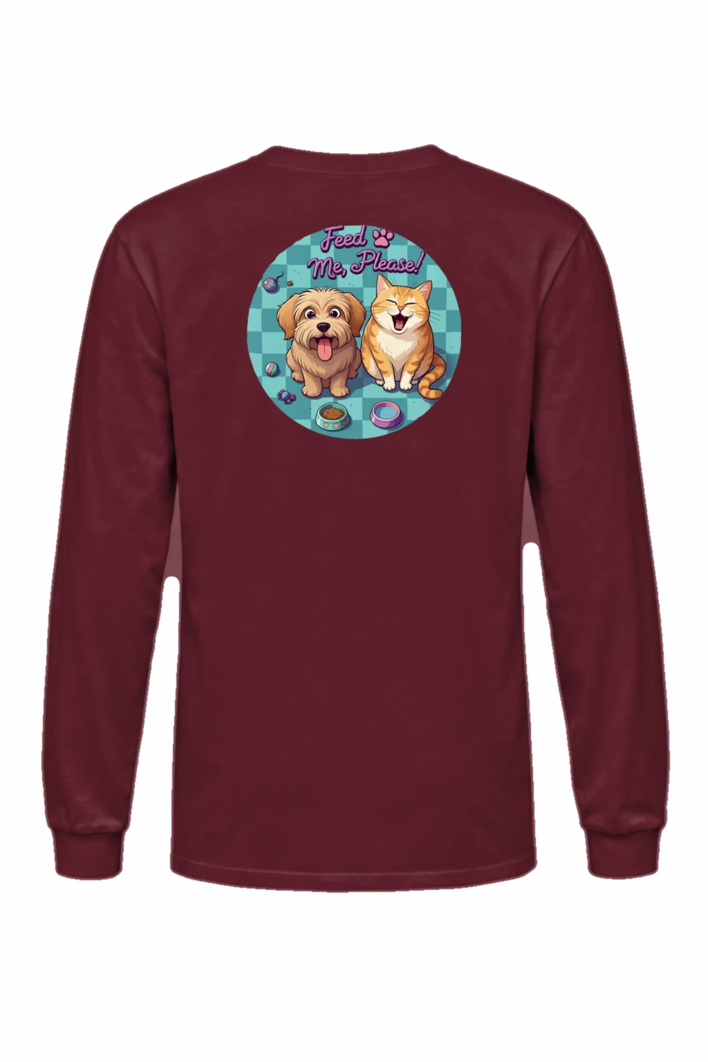 "Feed Me, Please!" Unisex Longsleeve T-shirt | Gildan 2400