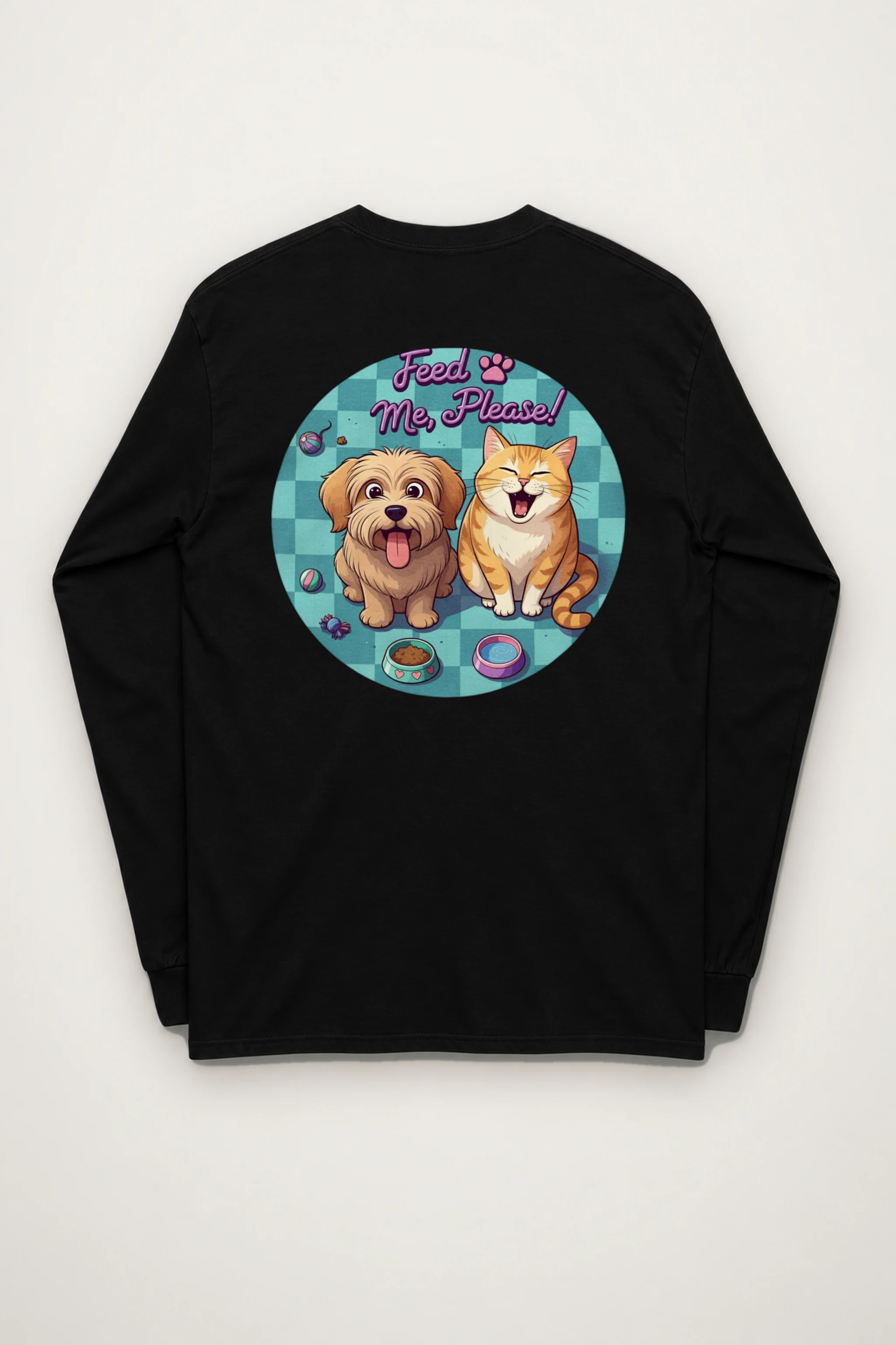 "Feed Me, Please!" Unisex Longsleeve T-shirt