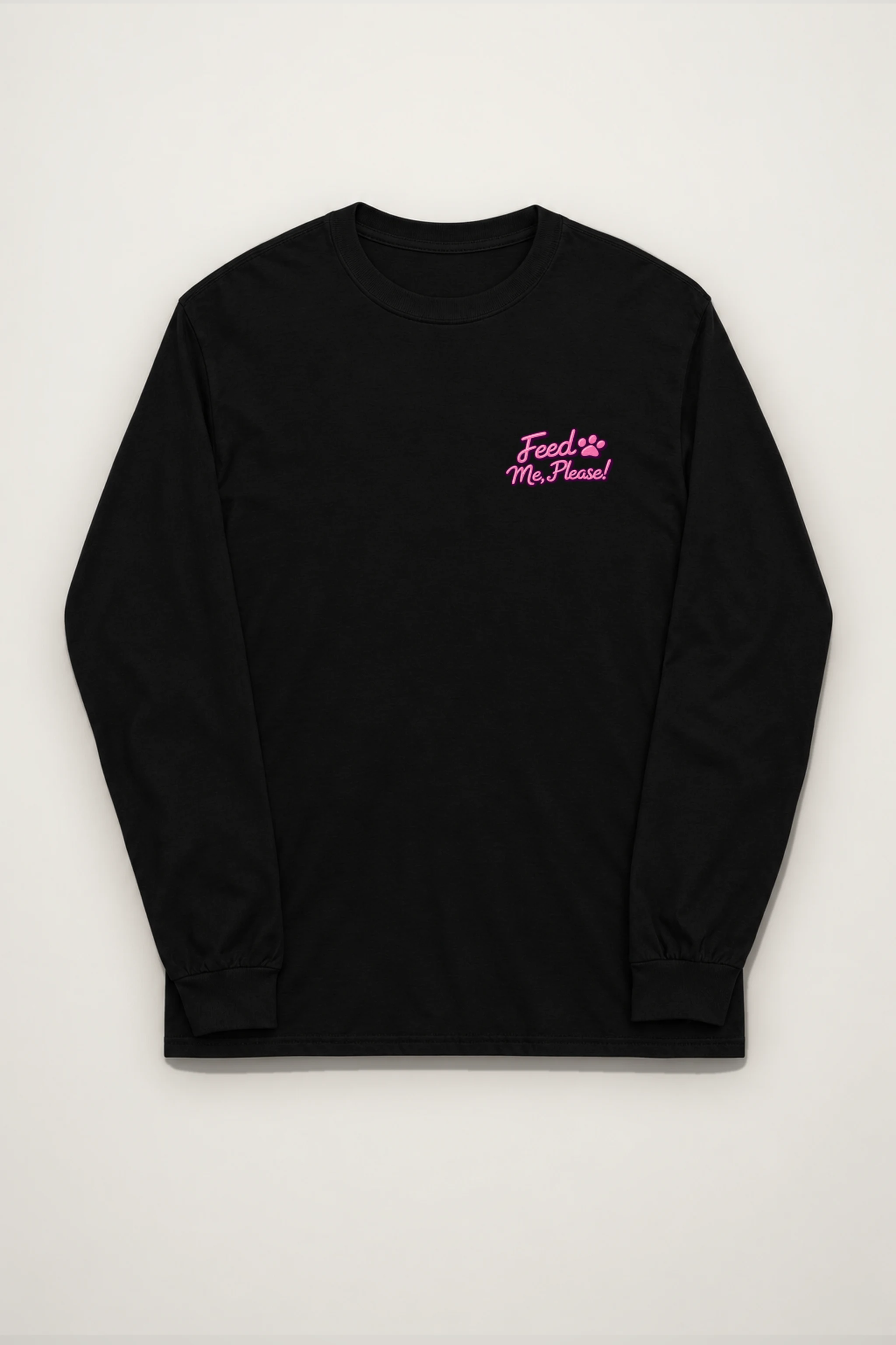 "Feed Me, Please!" Unisex Longsleeve T-shirt