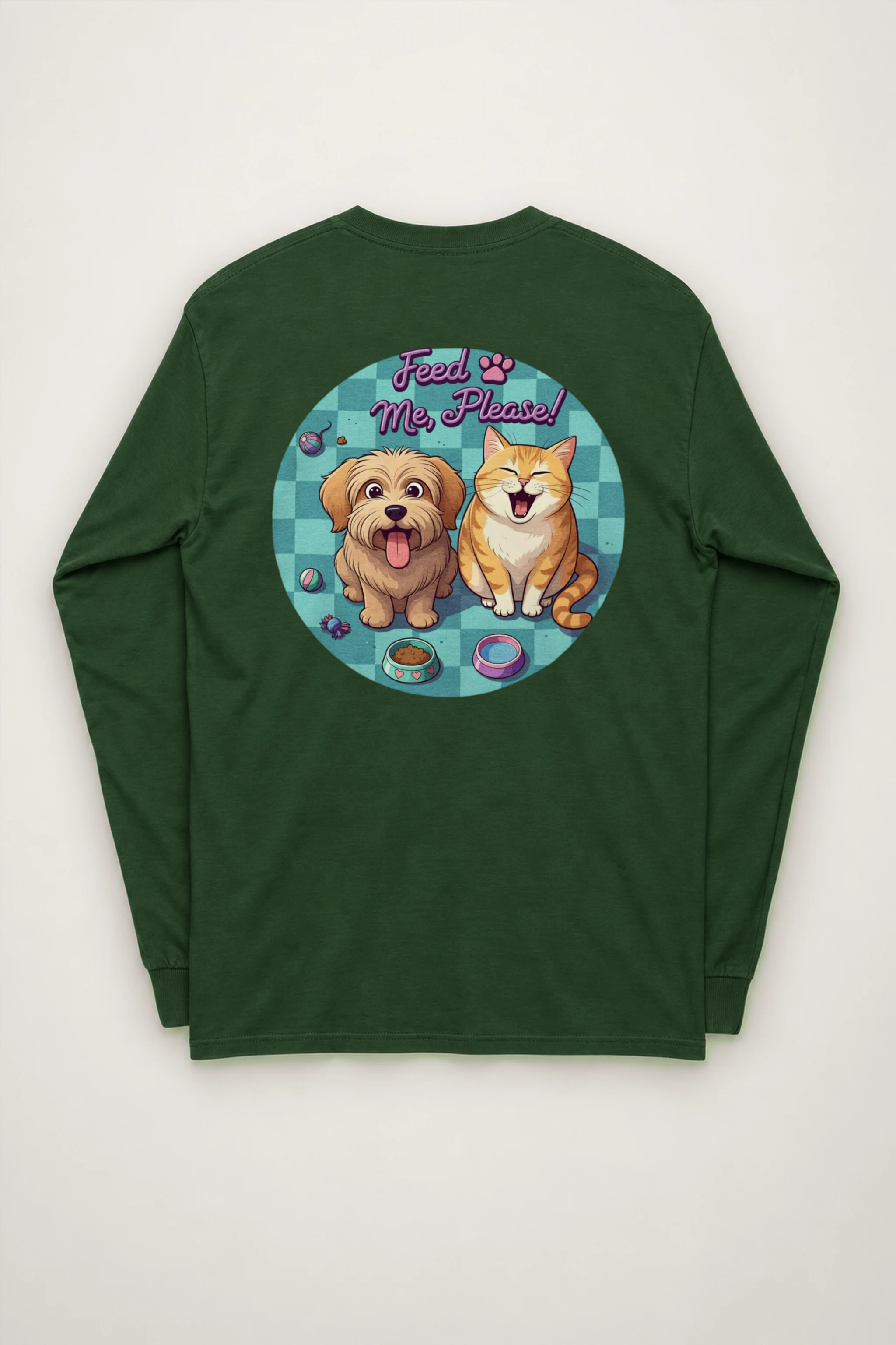 "Feed Me, Please!" Unisex Longsleeve T-shirt