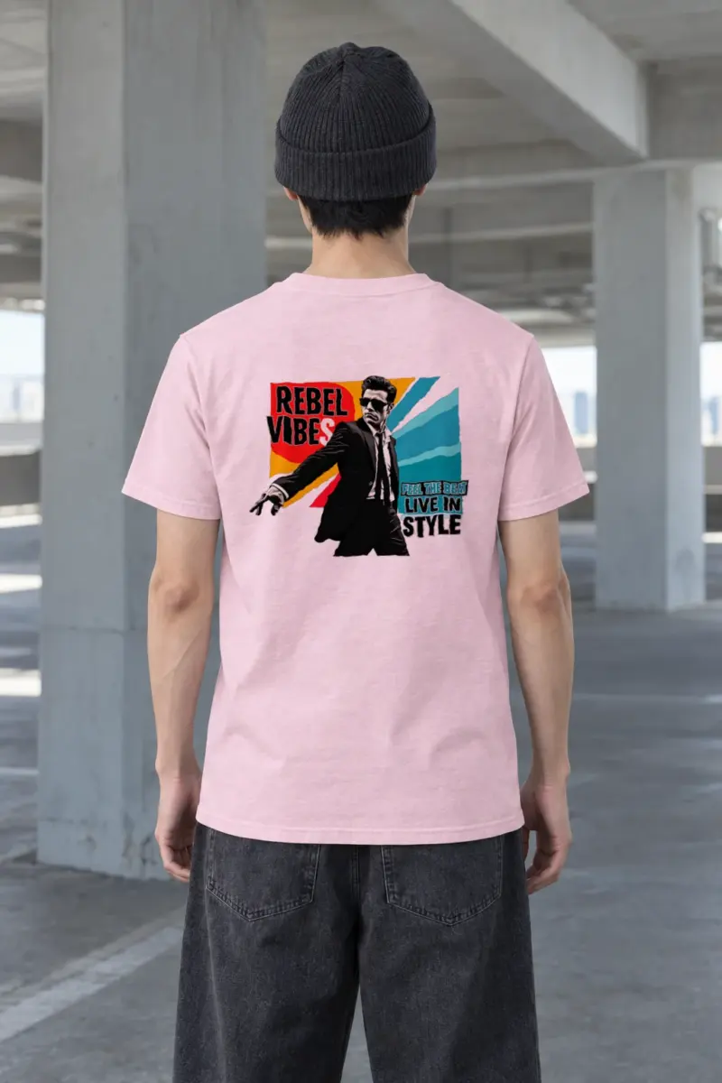 "Feel The Beat" Heavyweight Unisex Crewneck T-shirt
