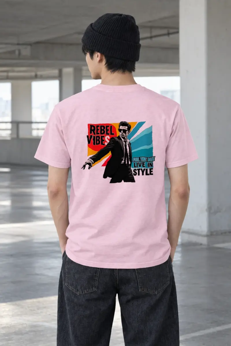 "Feel The Beat" Heavyweight Unisex Crewneck T-shirt