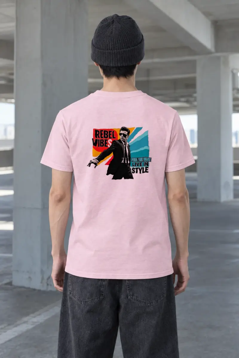 "Feel The Beat" Heavyweight Unisex Crewneck T-shirt