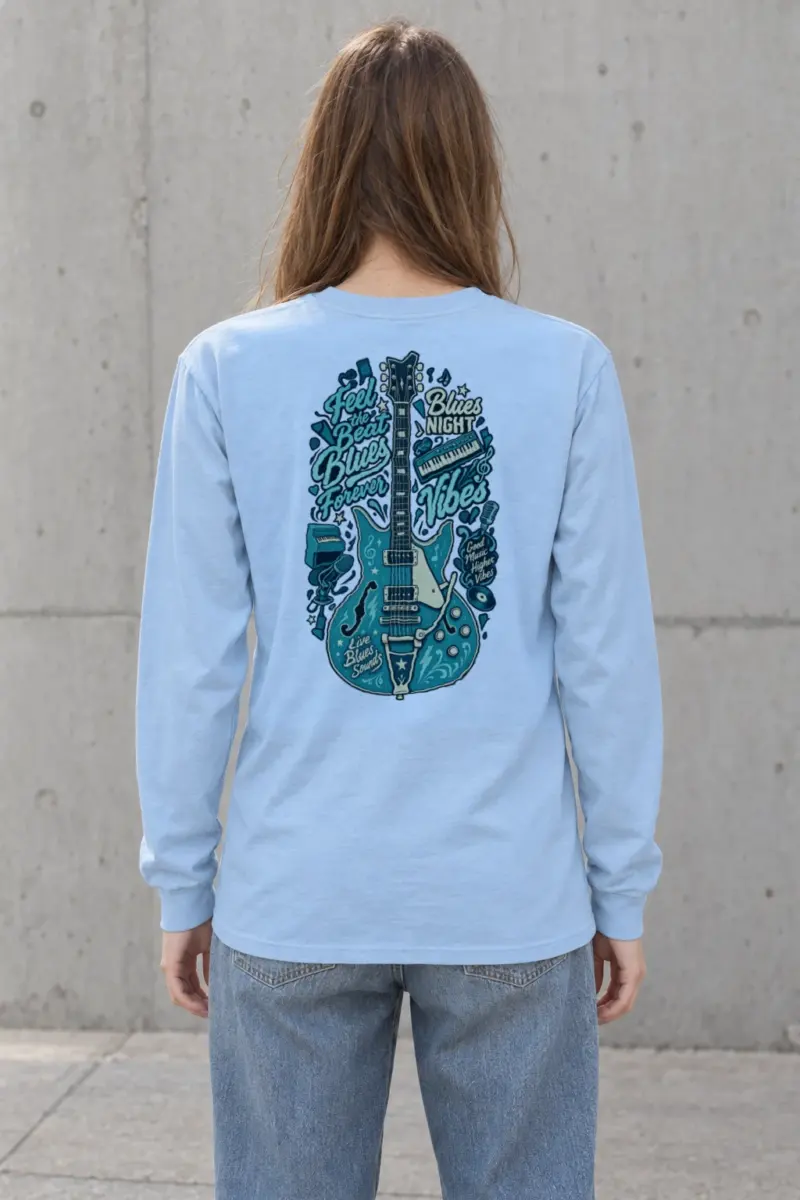 "Feel The Beat" Unisex Longsleeve T-shirt | Gildan 2400
