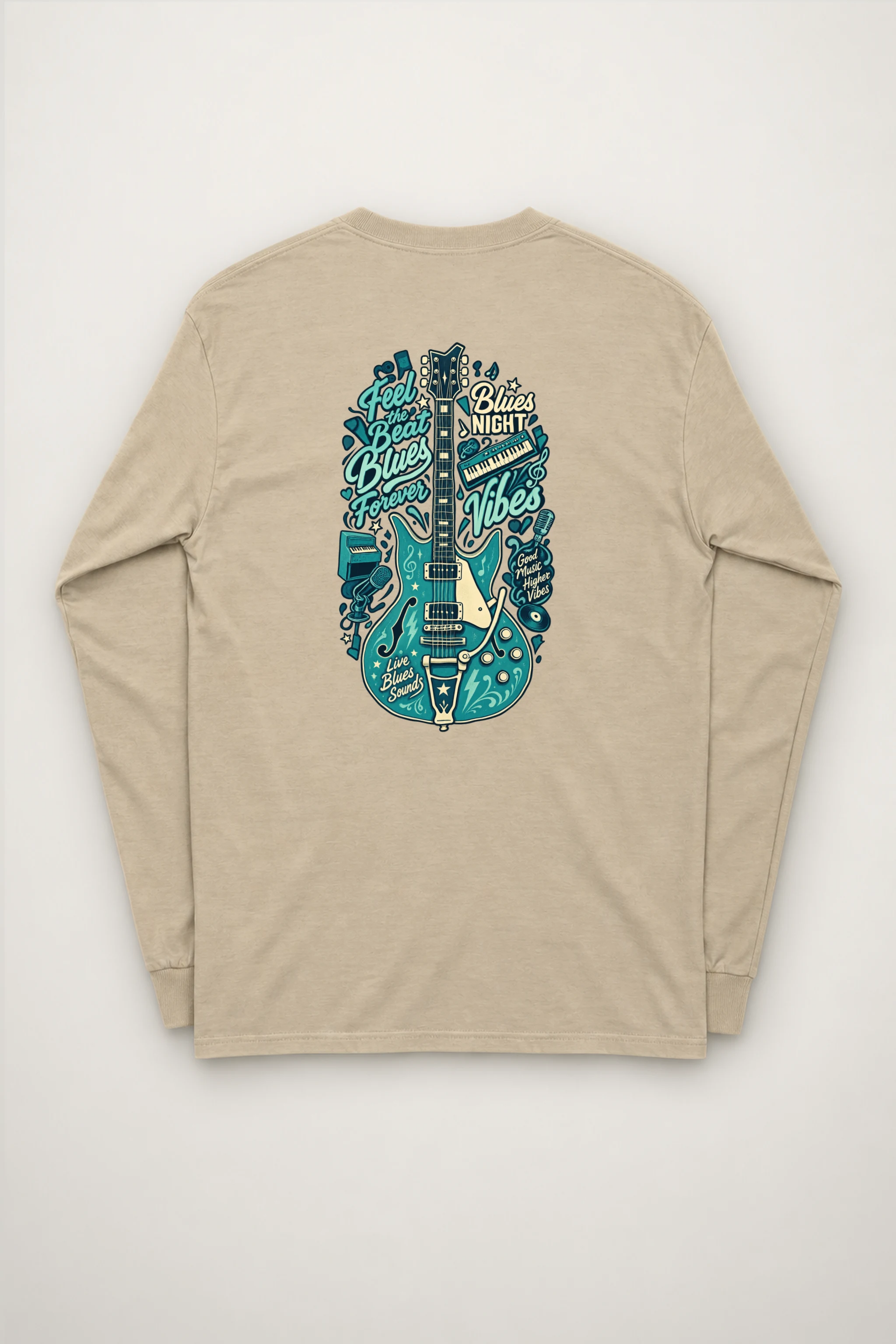 "Feel The Beat" Unisex Longsleeve T-shirt