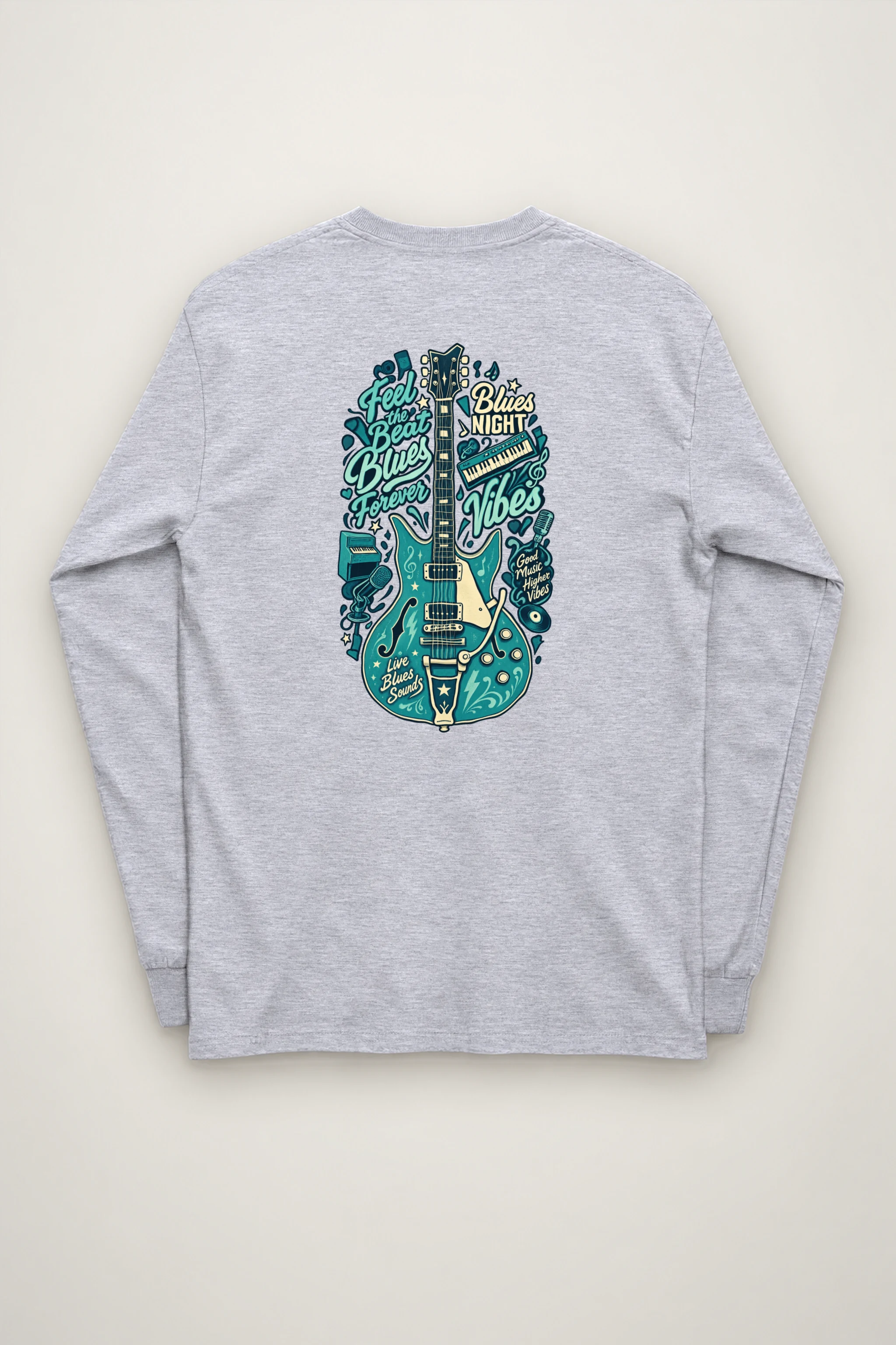 "Feel The Beat" Unisex Longsleeve T-shirt