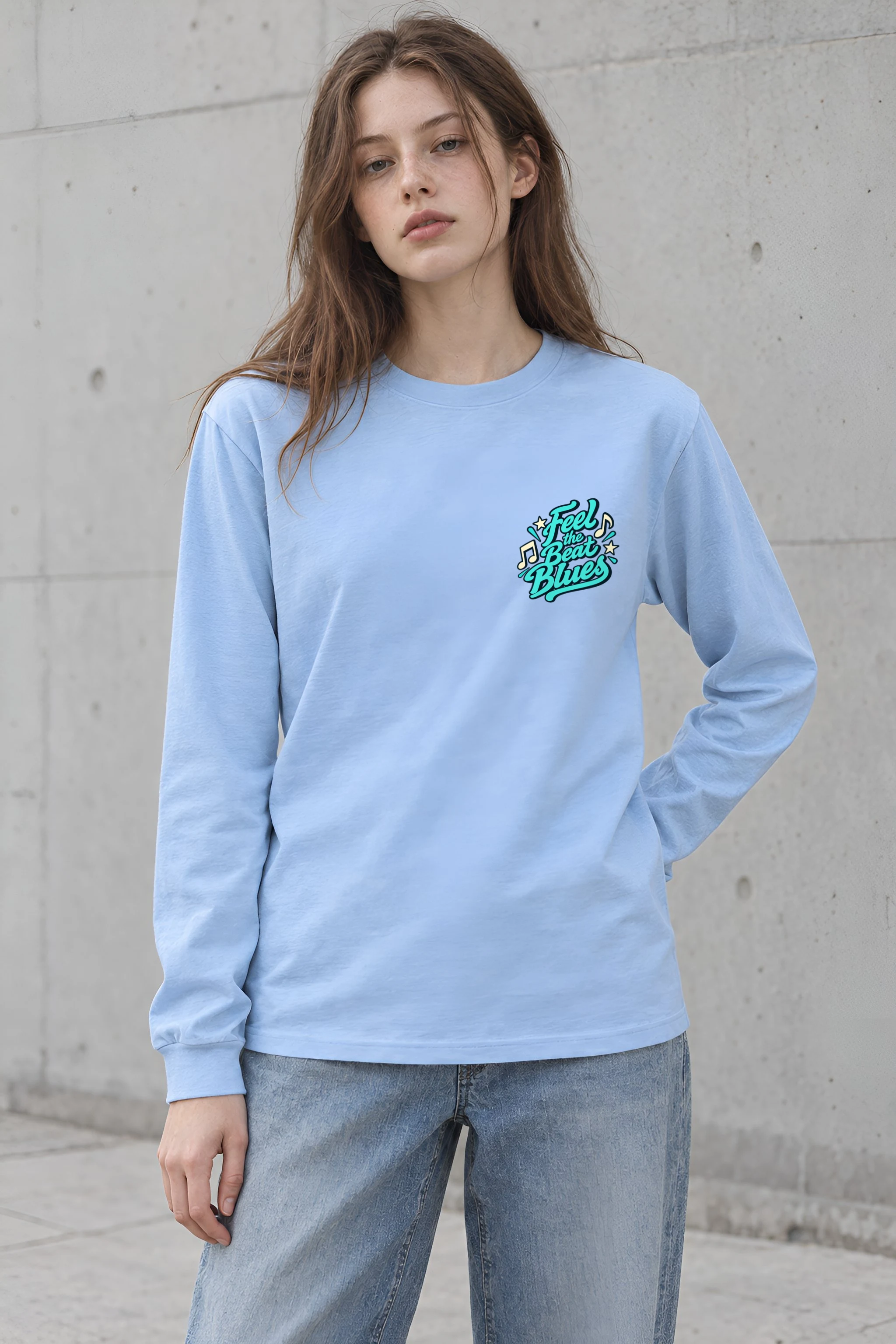 "Feel The Beat" Unisex Longsleeve T-shirt