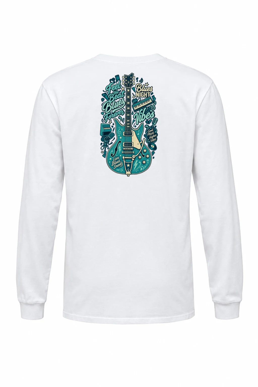 "Feel The Beat" Unisex Longsleeve T-shirt | Gildan 2400
