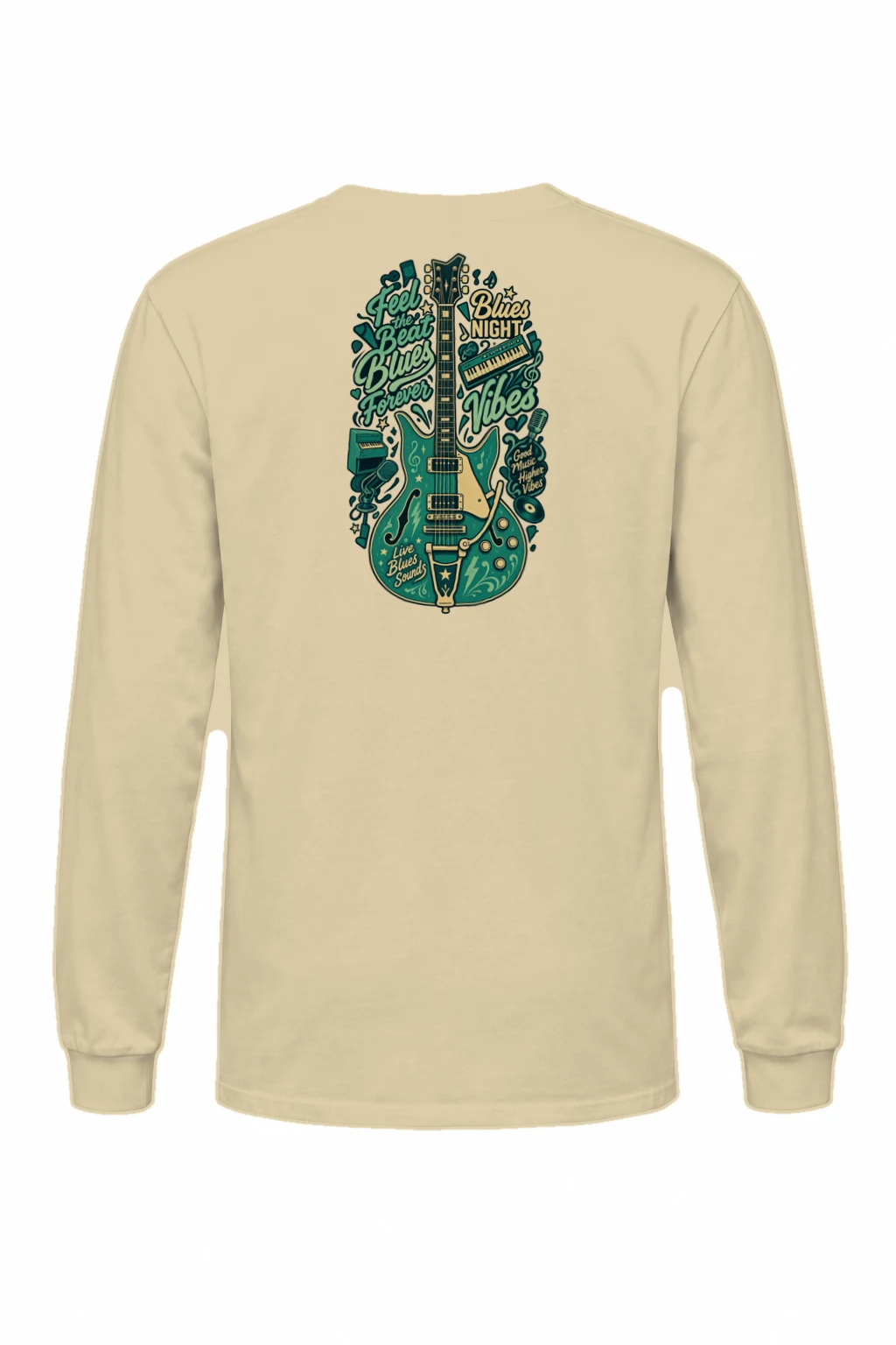 "Feel The Beat" Unisex Longsleeve T-shirt | Gildan 2400