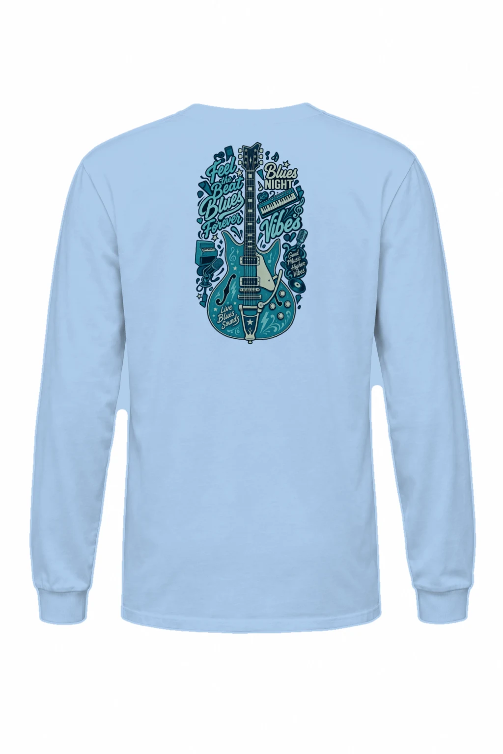 "Feel The Beat" Unisex Longsleeve T-shirt | Gildan 2400