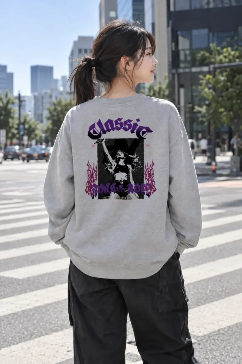 “Feel The Vibrations” Heavy Blend Unisex Crewneck Sweatshirt | Gildan 18000