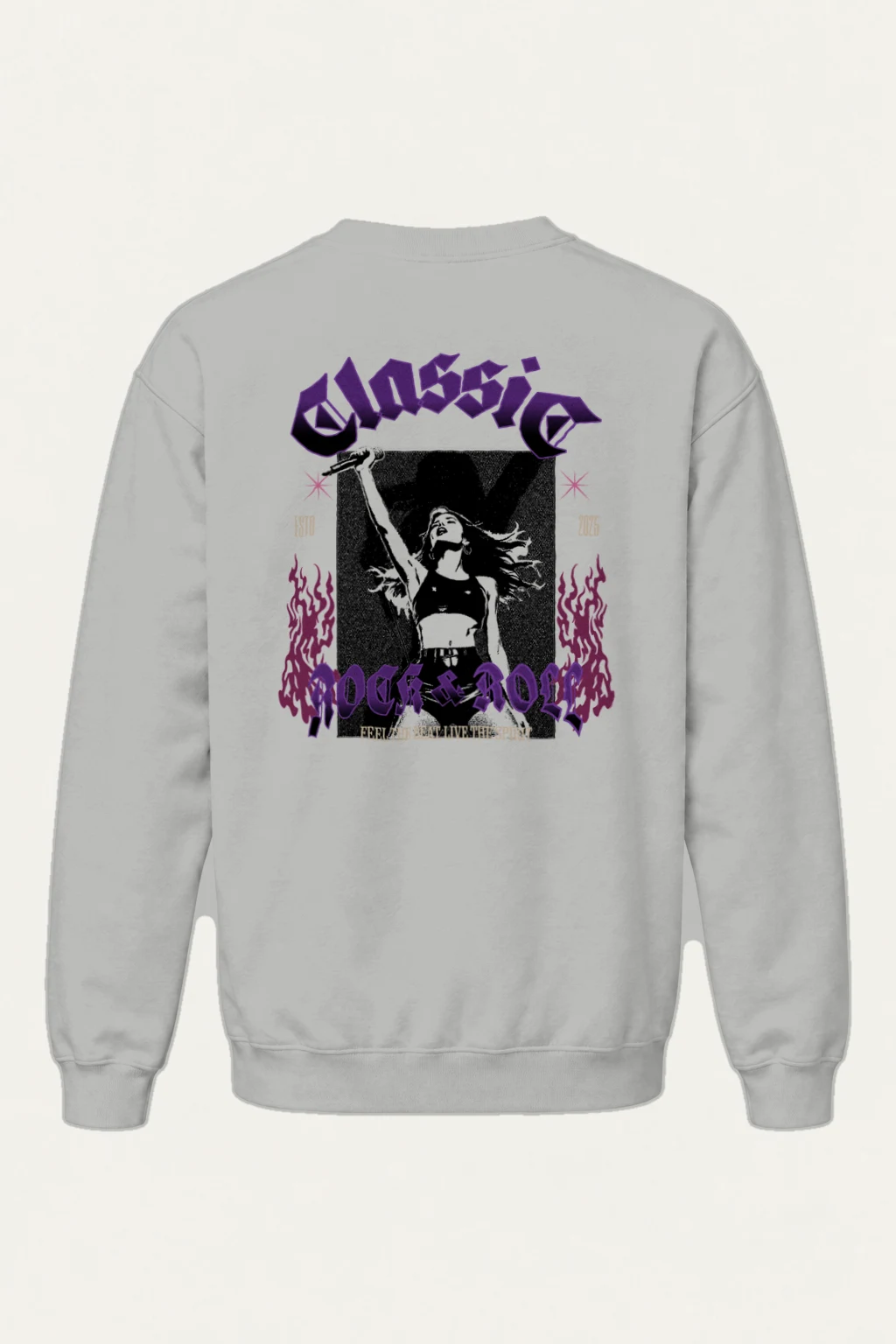 "Feel The Vibrations" Heavy Blend Unisex Crewneck Sweatshirt | Gildan 18000