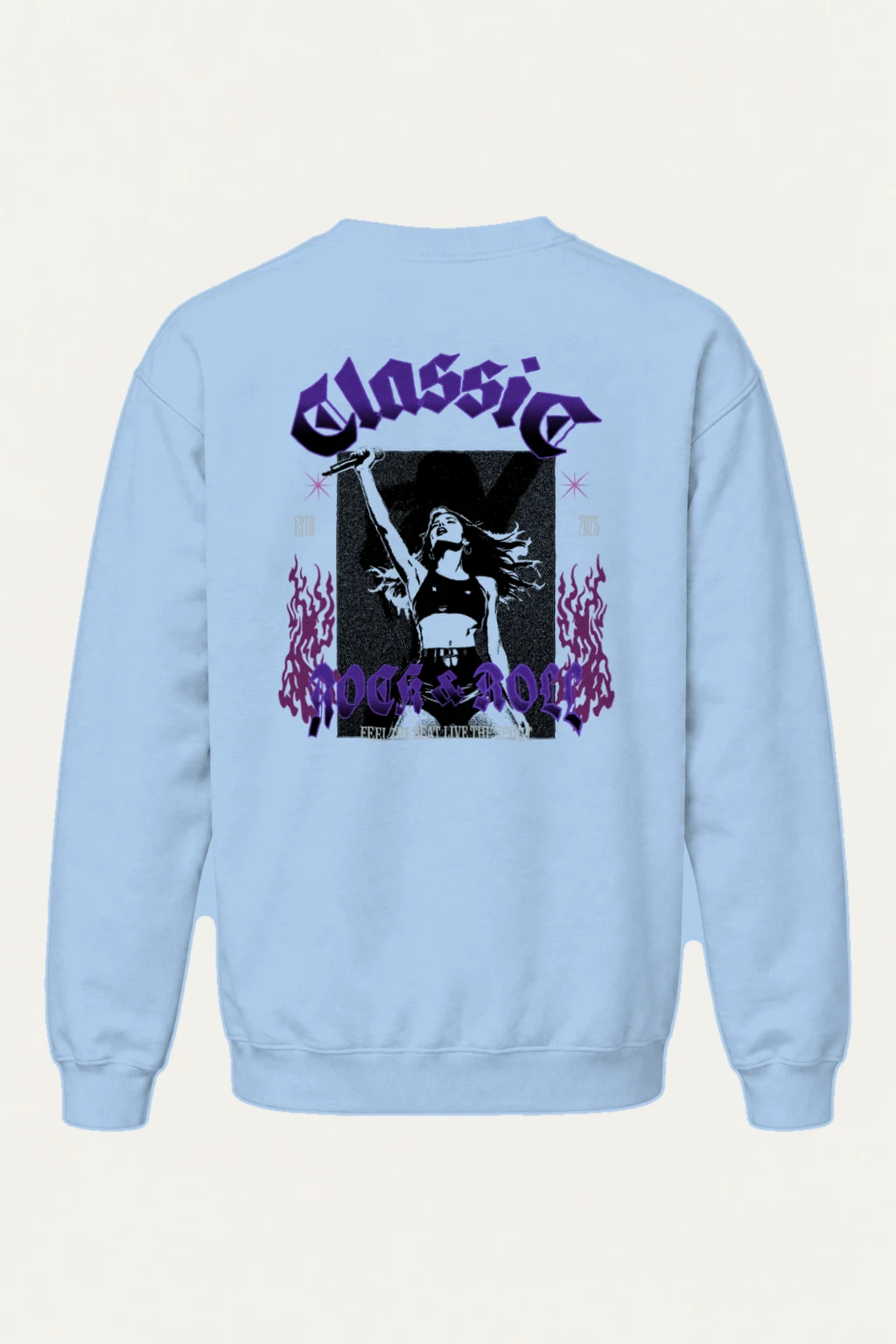 "Feel The Vibrations" Heavy Blend Unisex Crewneck Sweatshirt | Gildan 18000