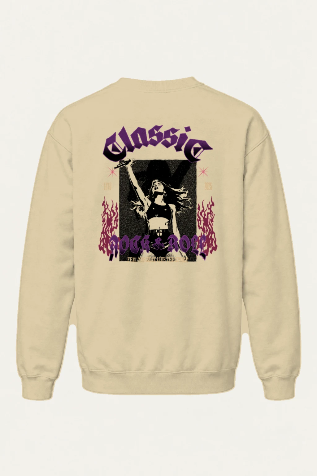 "Feel The Vibrations" Heavy Blend Unisex Crewneck Sweatshirt | Gildan 18000