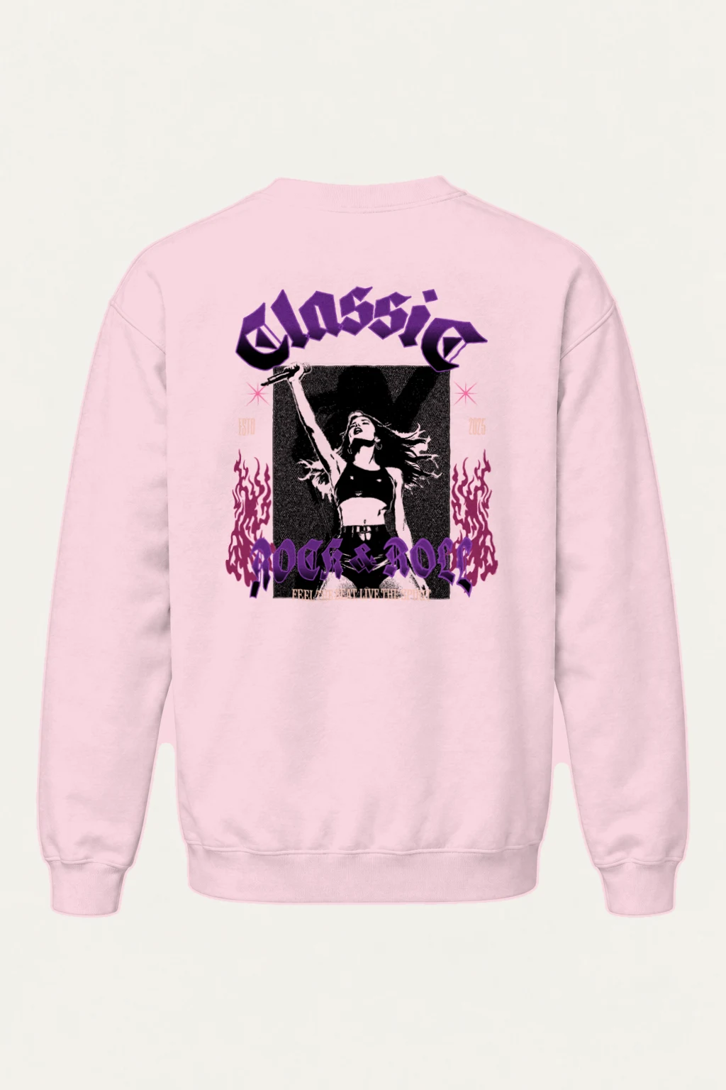 "Feel The Vibrations" Heavy Blend Unisex Crewneck Sweatshirt | Gildan 18000