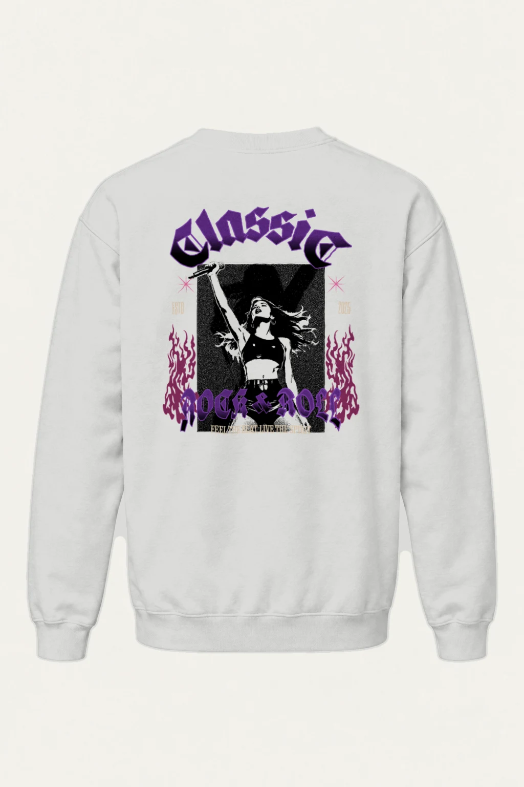 "Feel The Vibrations" Heavy Blend Unisex Crewneck Sweatshirt | Gildan 18000