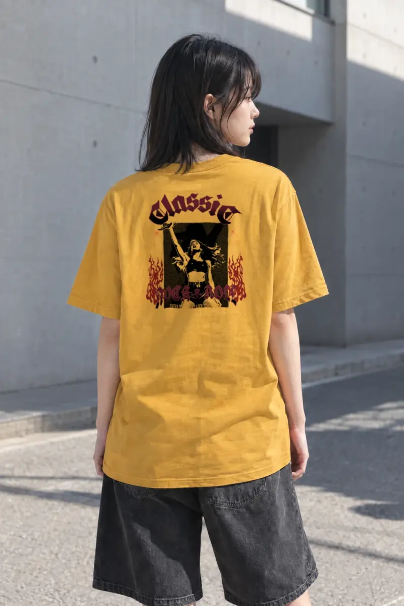 “Feel The Vibrations” Heavyweight Unisex Crewneck T-shirt | Gildan 5000