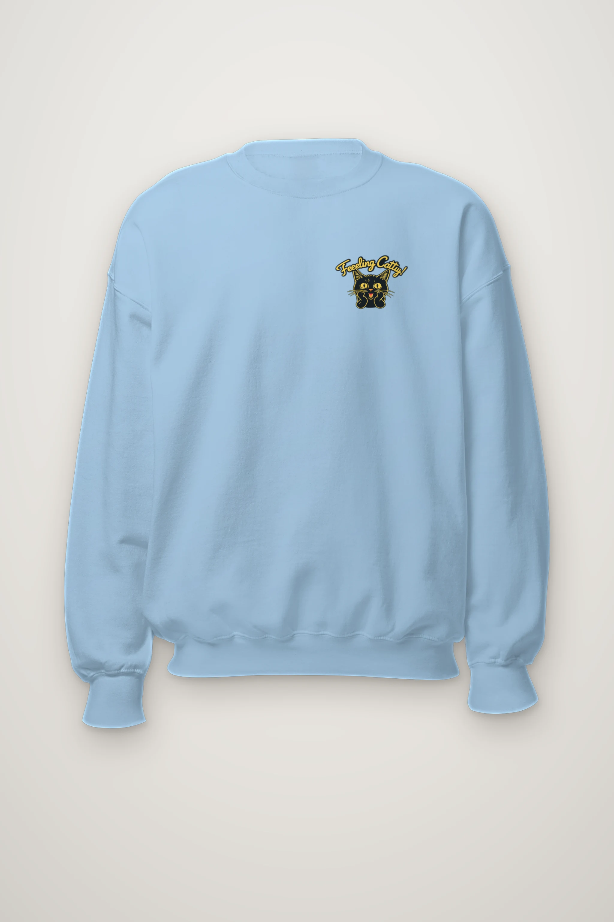 "Feeling Catty" Heavy Blend Unisex Crewneck Sweatshirt