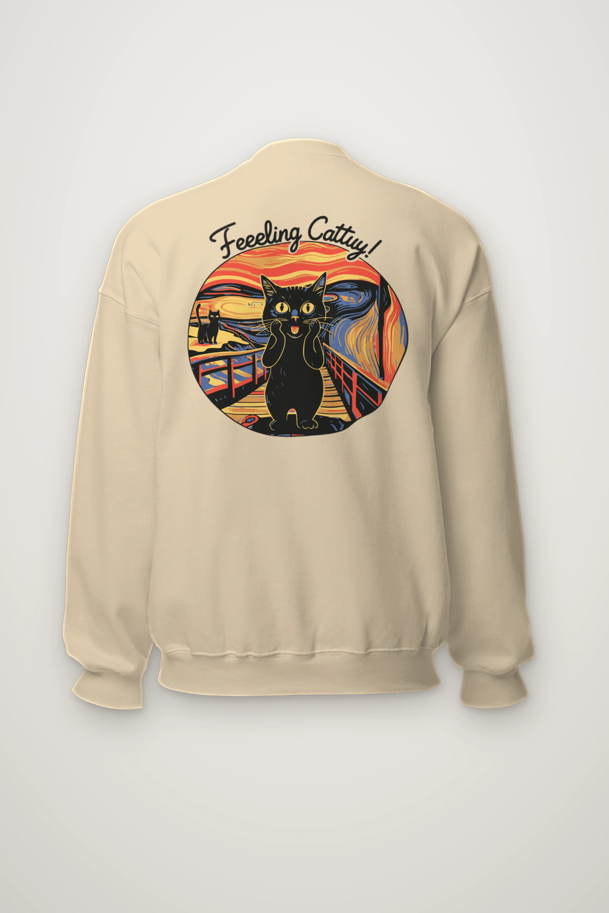"Feeling Catty" Heavy Blend Unisex Crewneck Sweatshirt