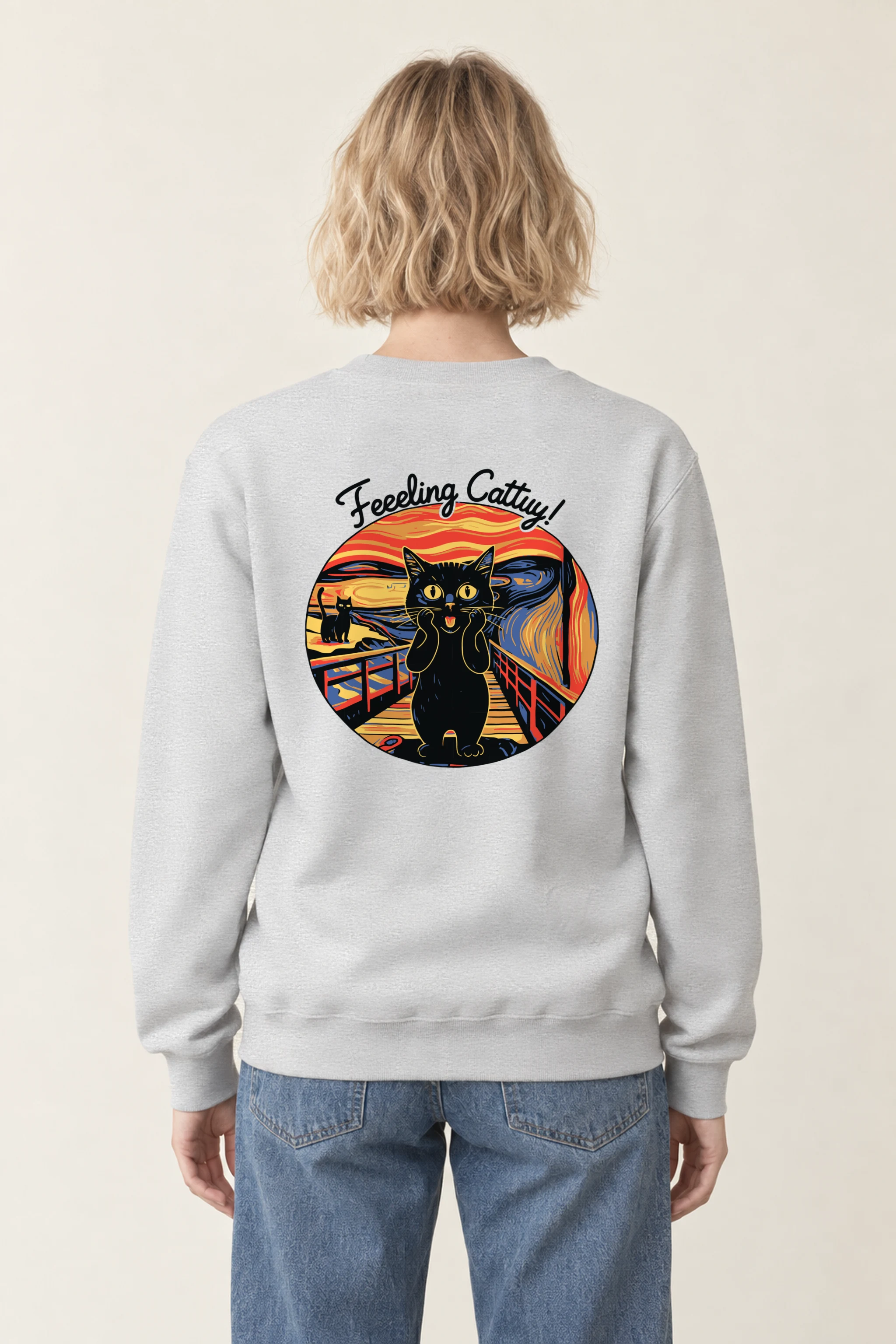 "Feeling Catty" 1 Crewneck Sweatshirt