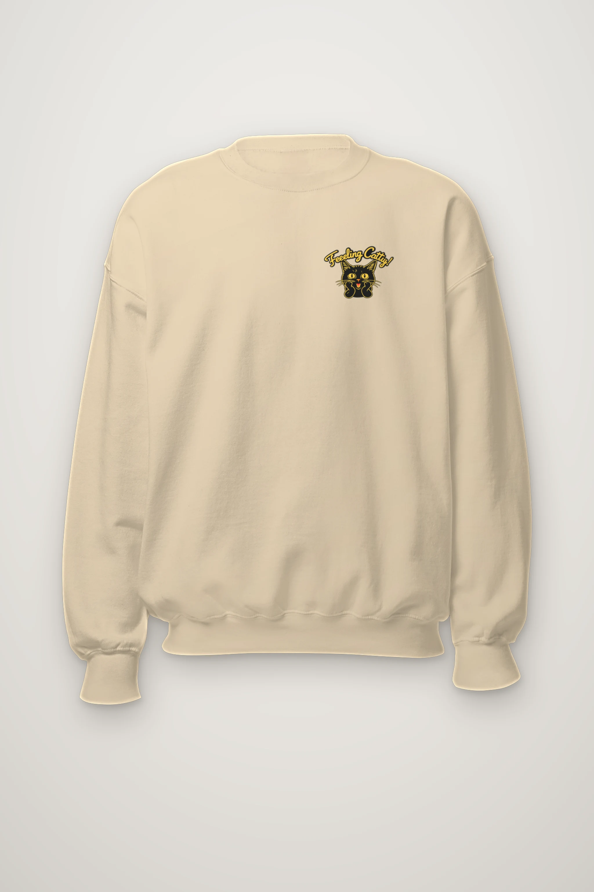 "Feeling Catty" Heavy Blend Unisex Crewneck Sweatshirt
