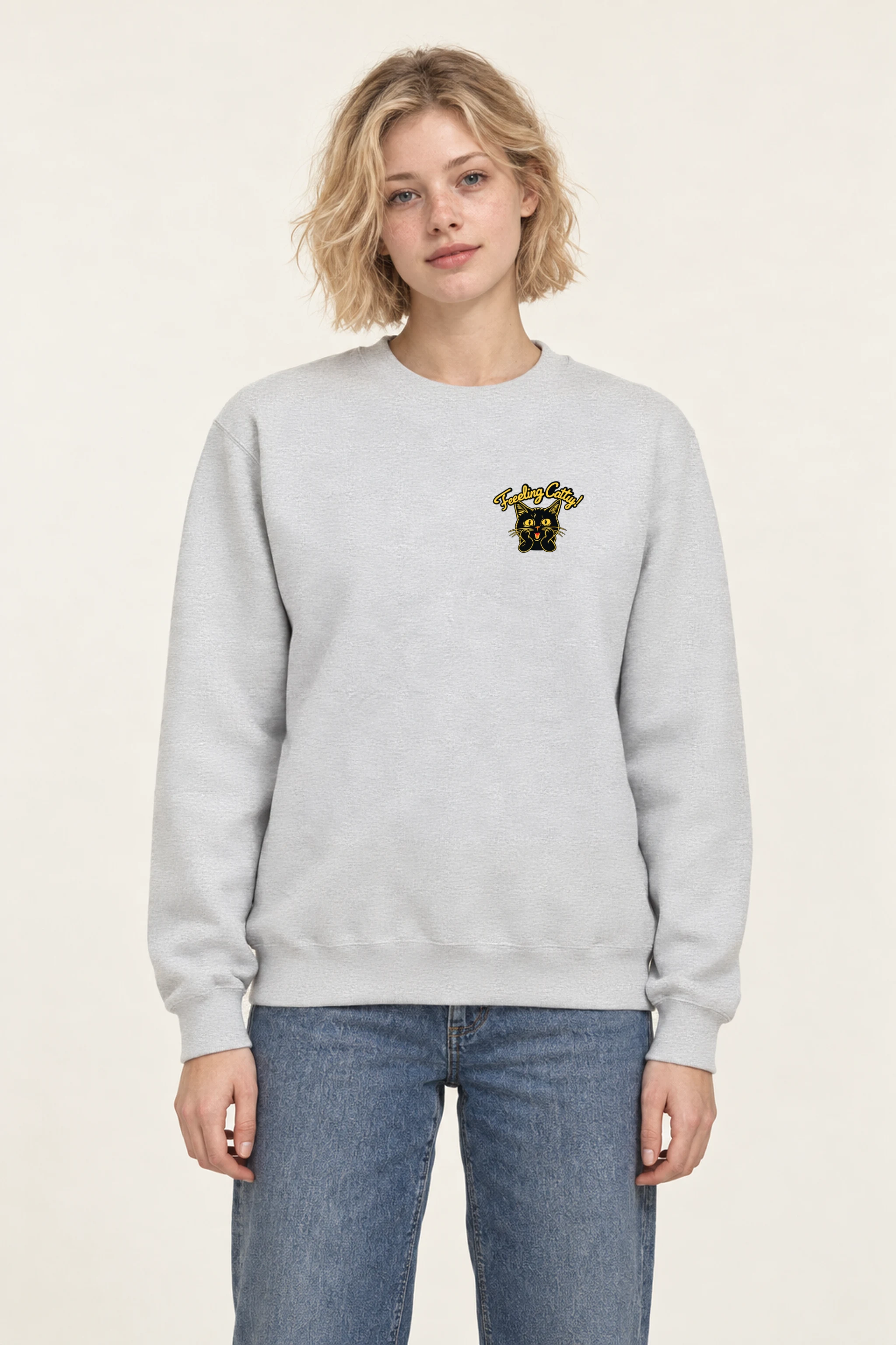 "Feeling Catty" 1 Crewneck Sweatshirt