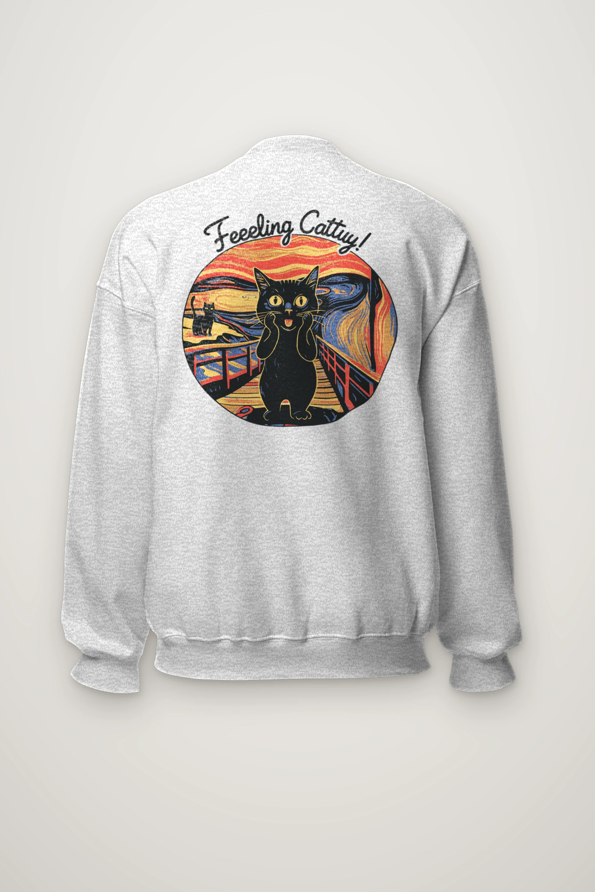 "Feeling Catty" Heavy Blend Unisex Crewneck Sweatshirt