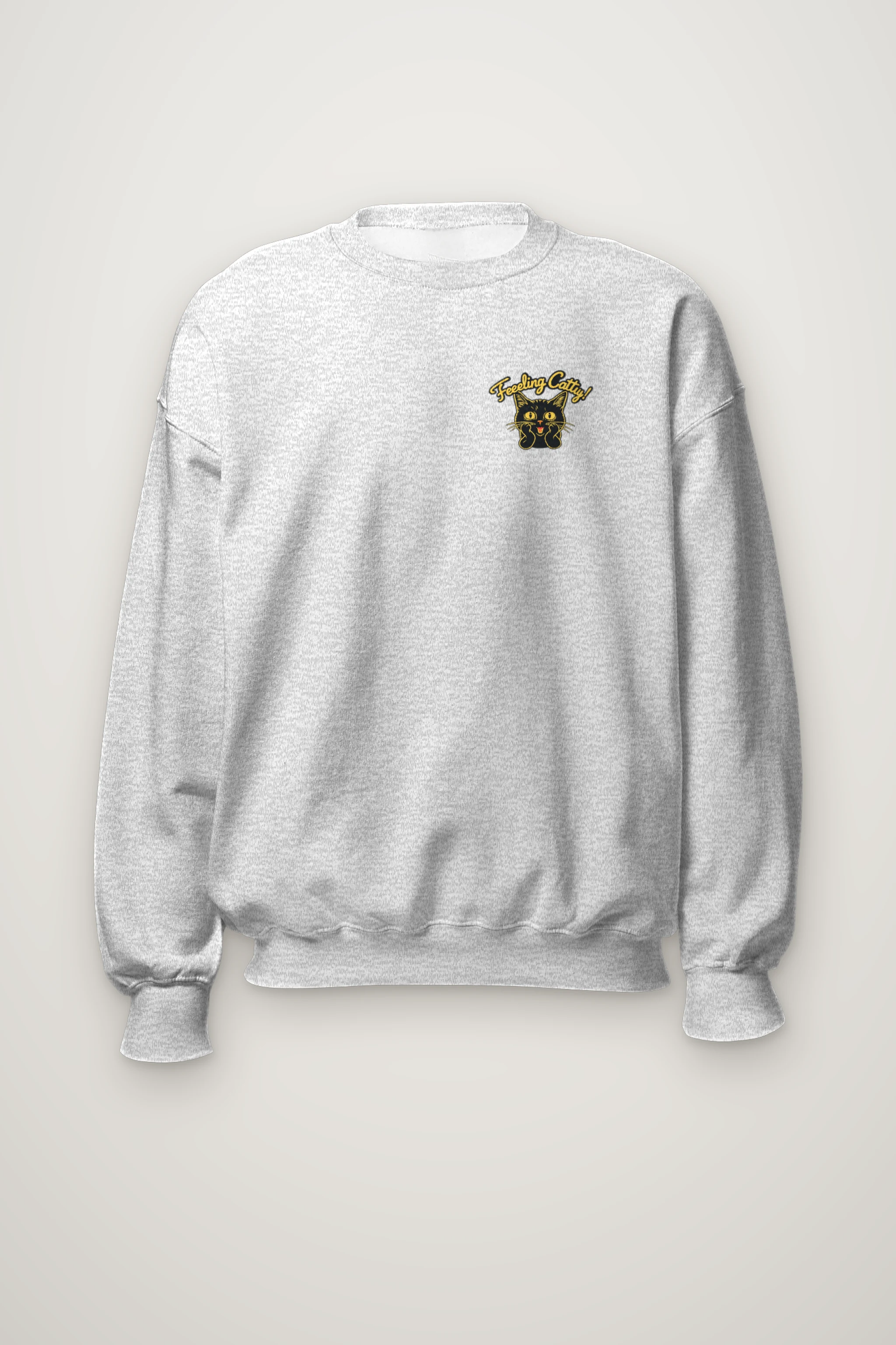"Feeling Catty" Heavy Blend Unisex Crewneck Sweatshirt